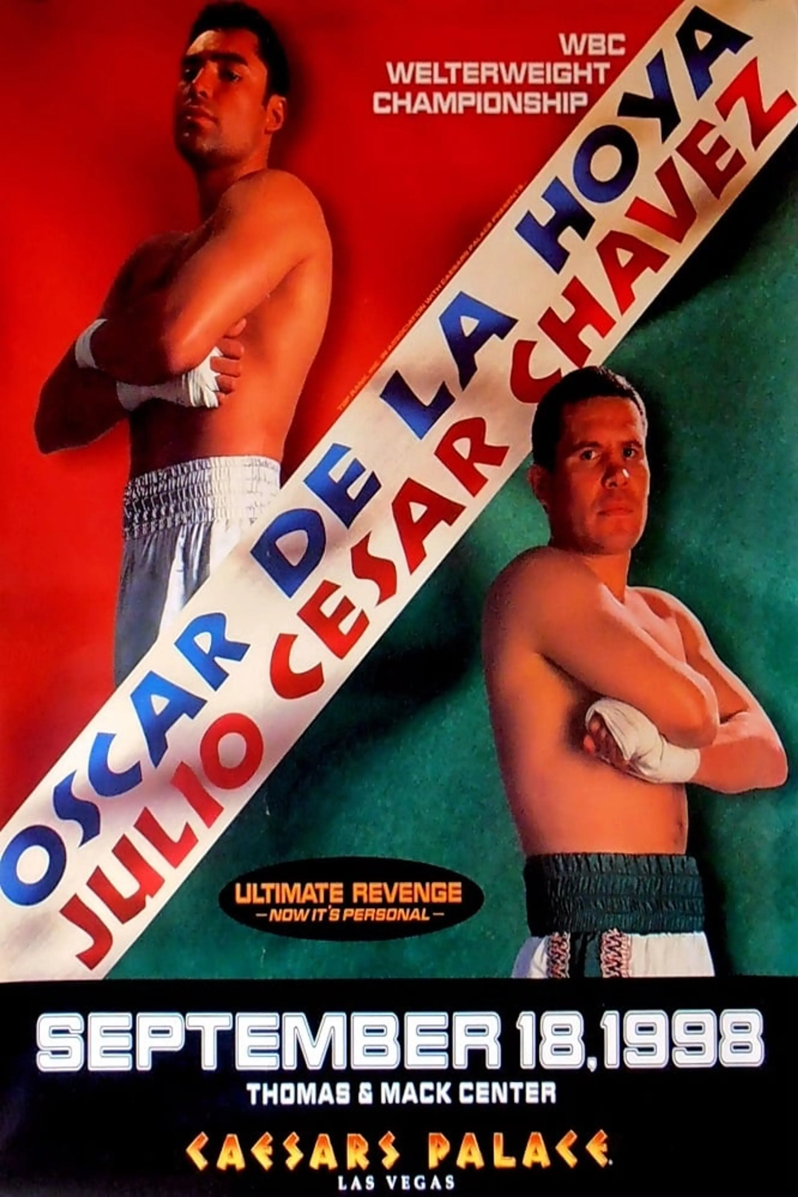 Oscar De La Hoya vs. Julio César Chávez II