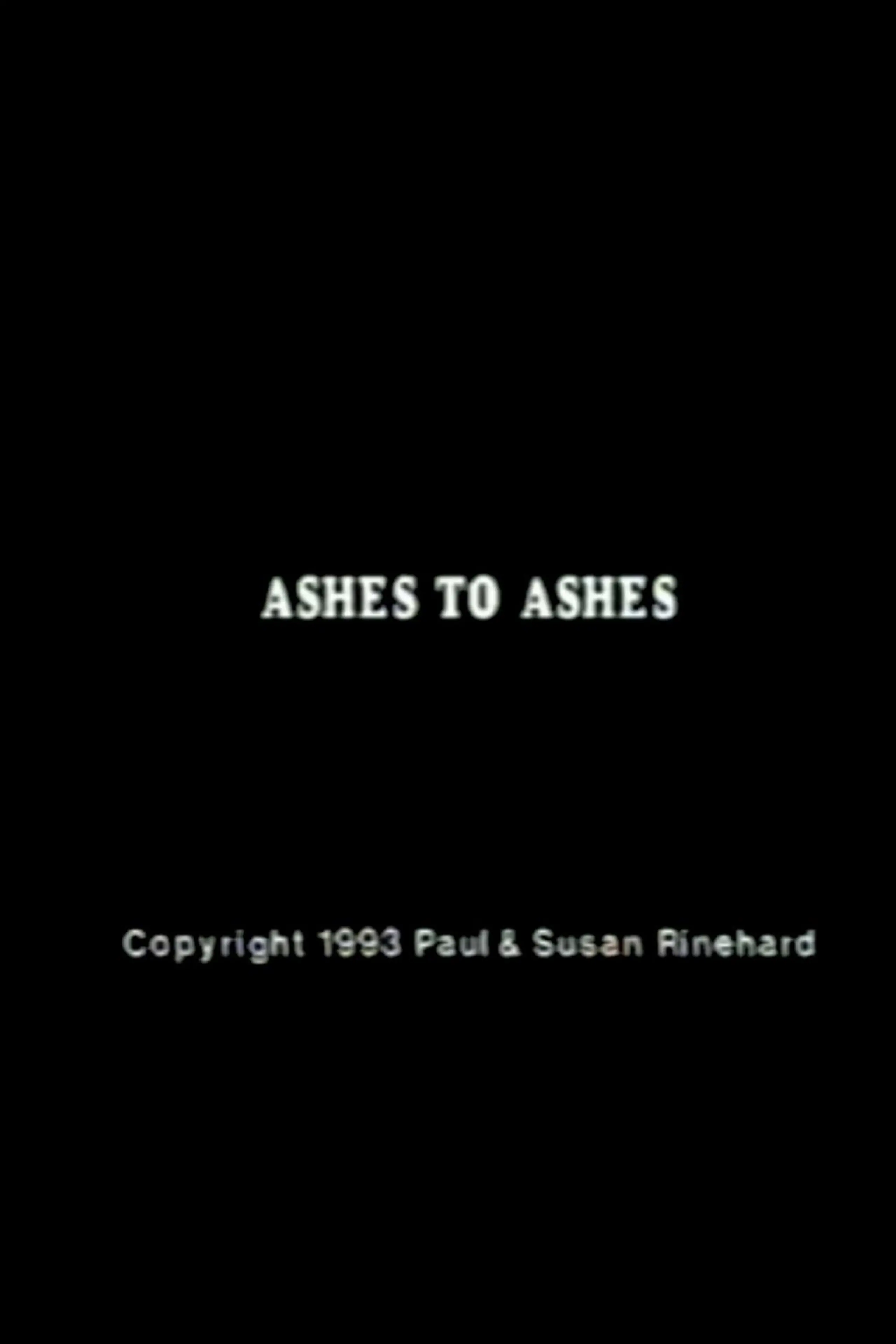 Ashes To Ashes