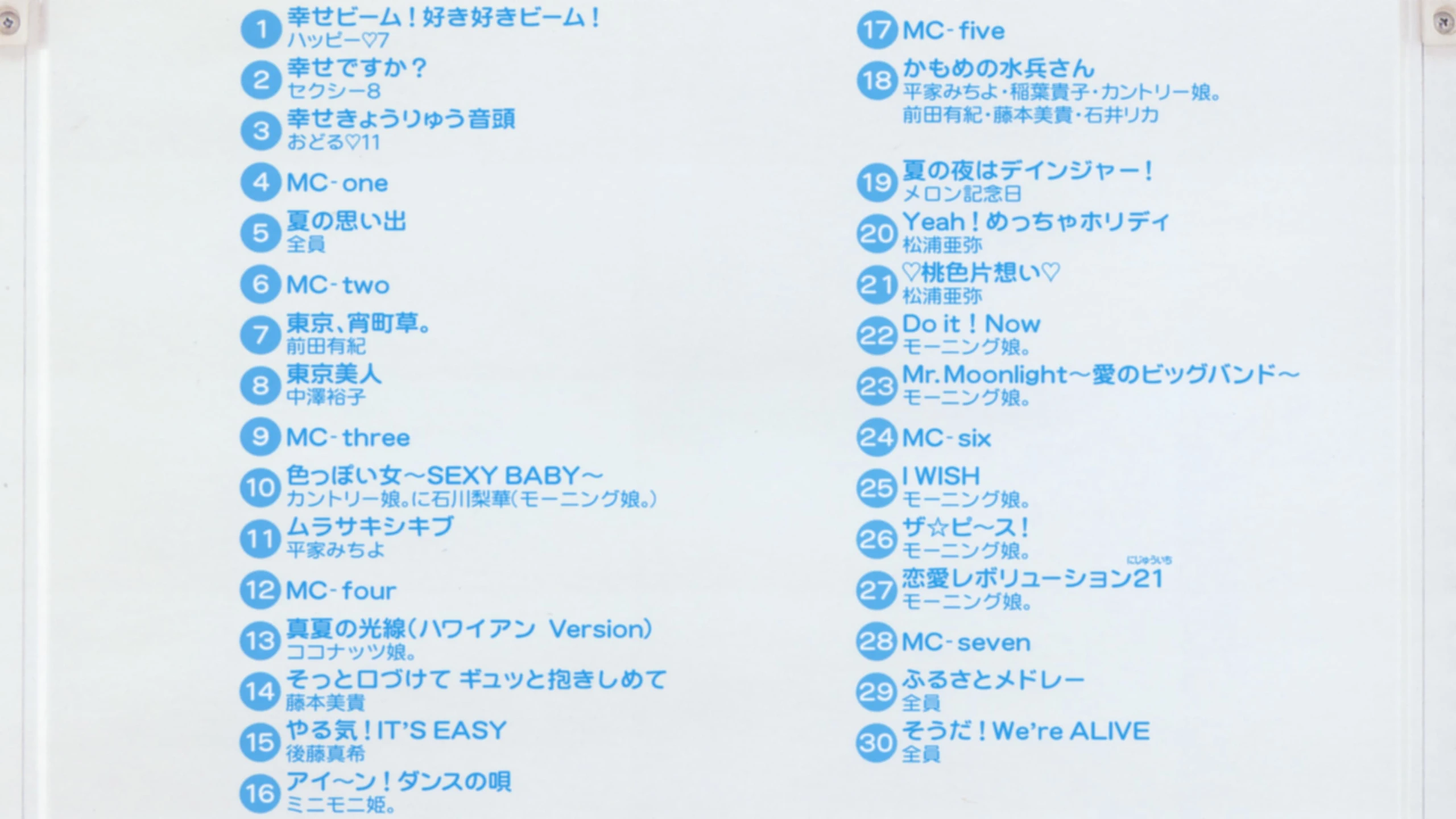 Hello! Project 2002夏 ~ONE HAPPY SUMMER DAY~