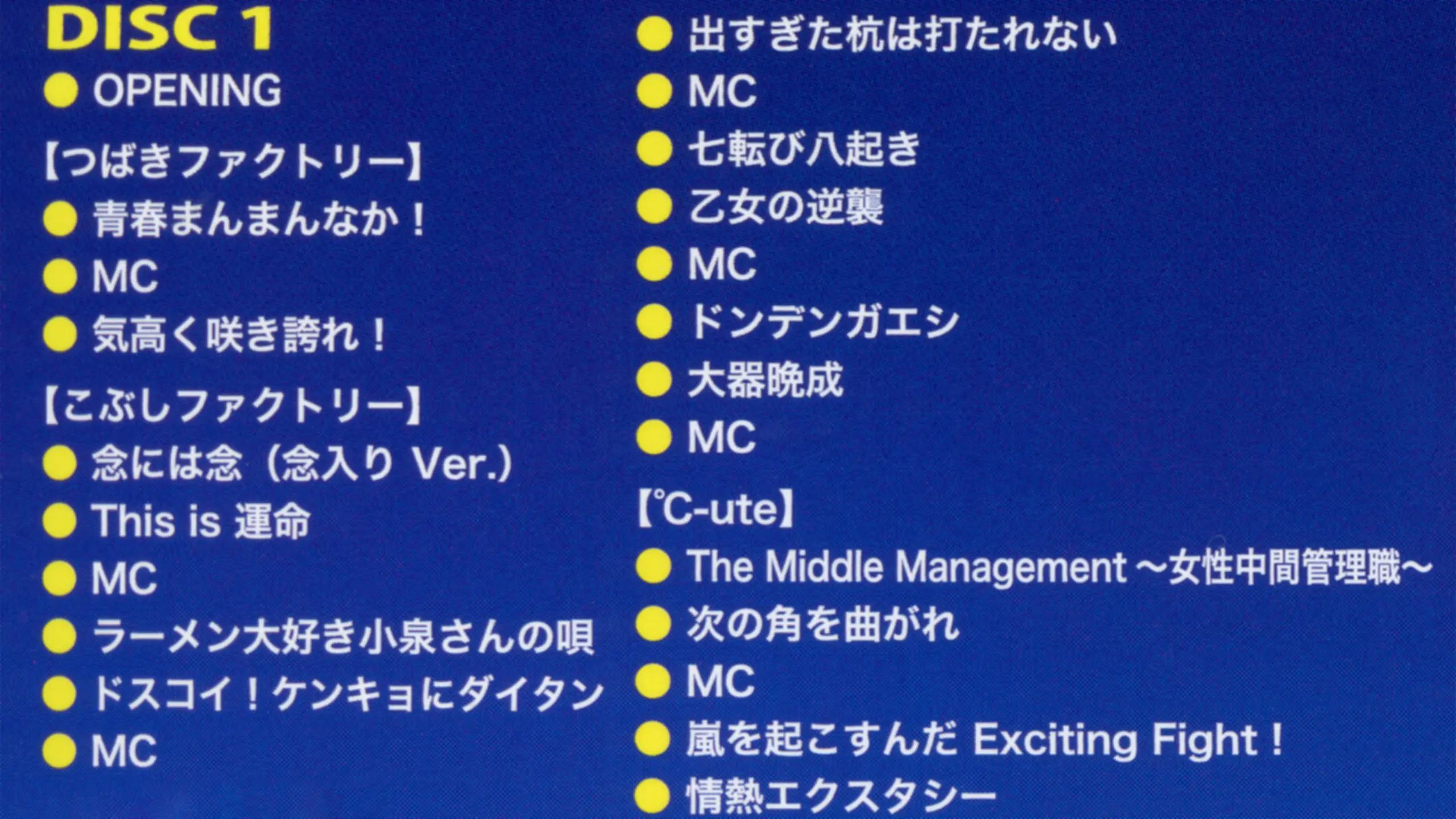 Hello! Project 2015 COUNTDOWN PARTY 2015-2016 ~GOODBYE & HELLO!~