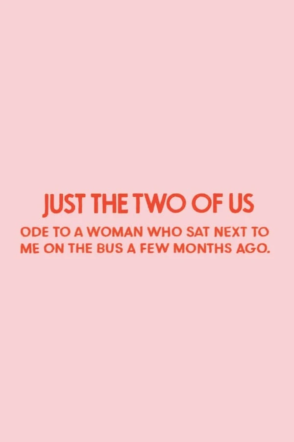 Just the Two of Us