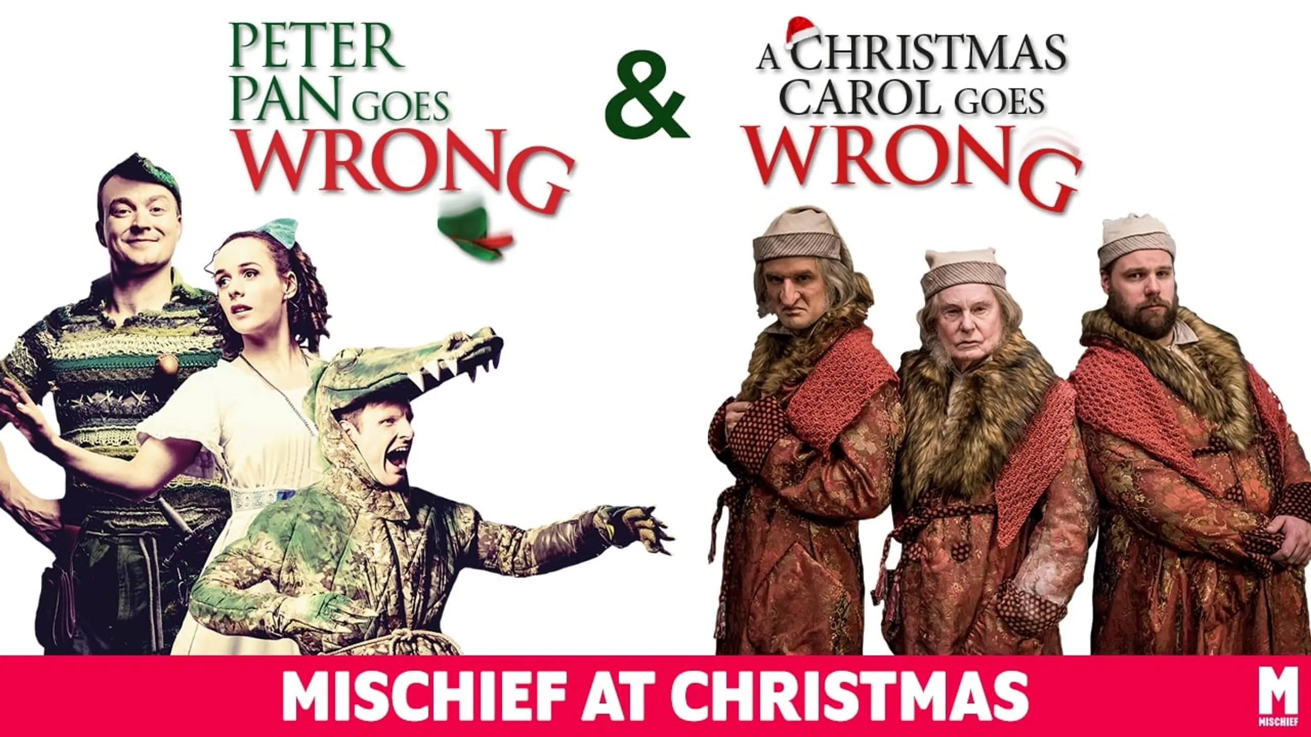 Mischief at Christmas: Peter Pan Goes Wrong & A Christmas Carol Goes Wrong