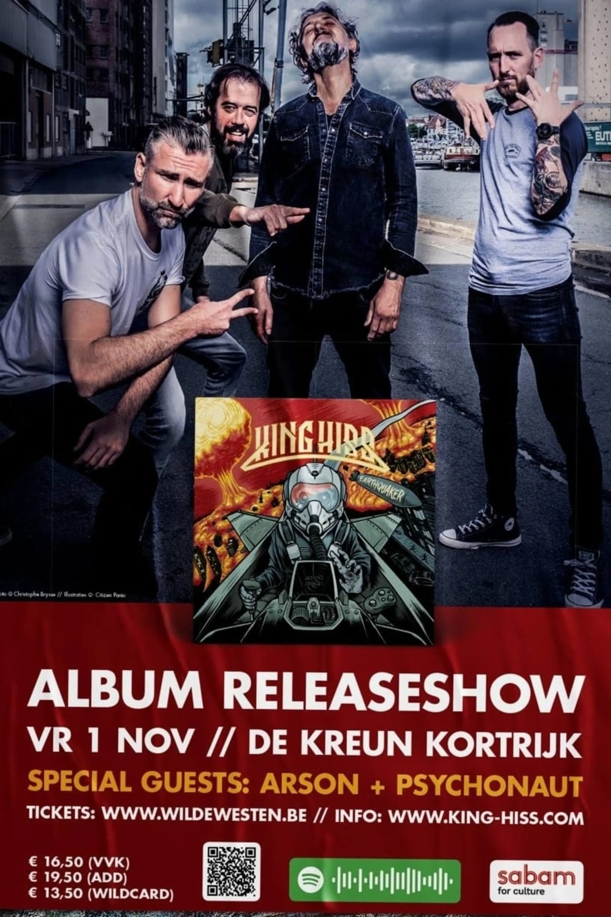 King Hiss: Earthquaker - Album releaseshow 2019