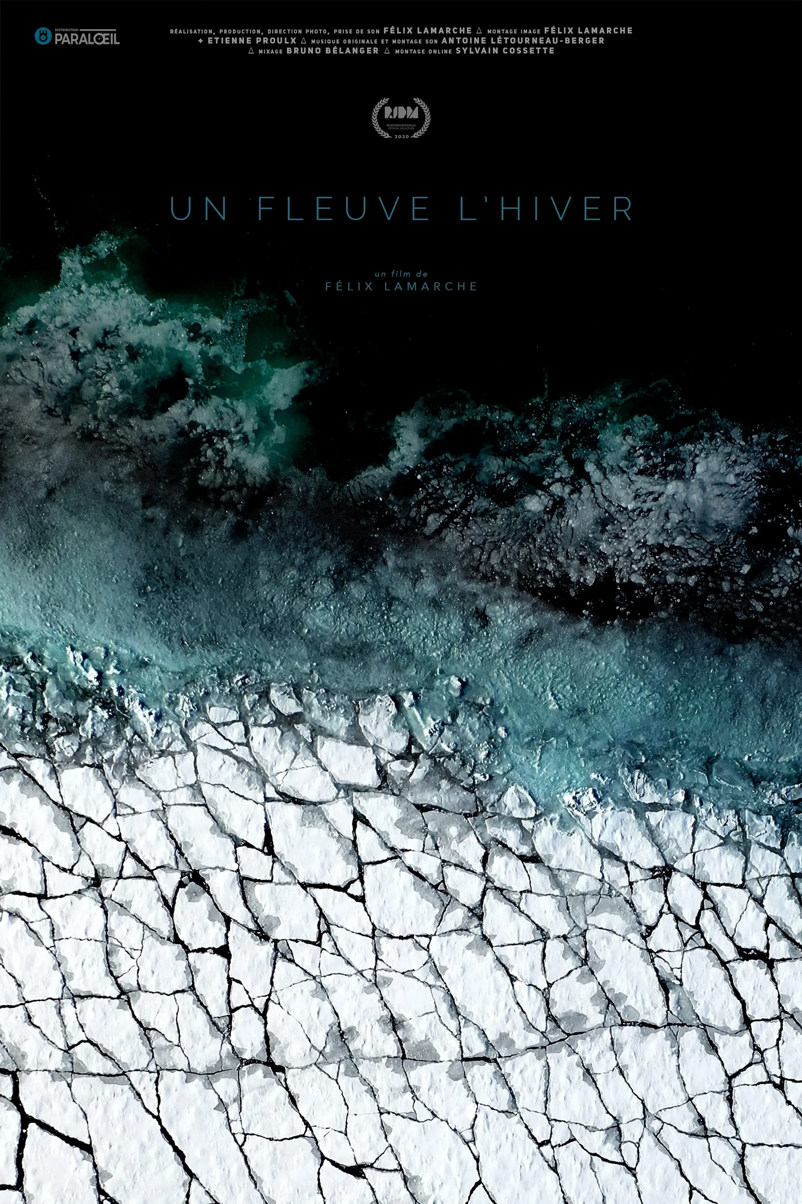 Un fleuve l'hiver