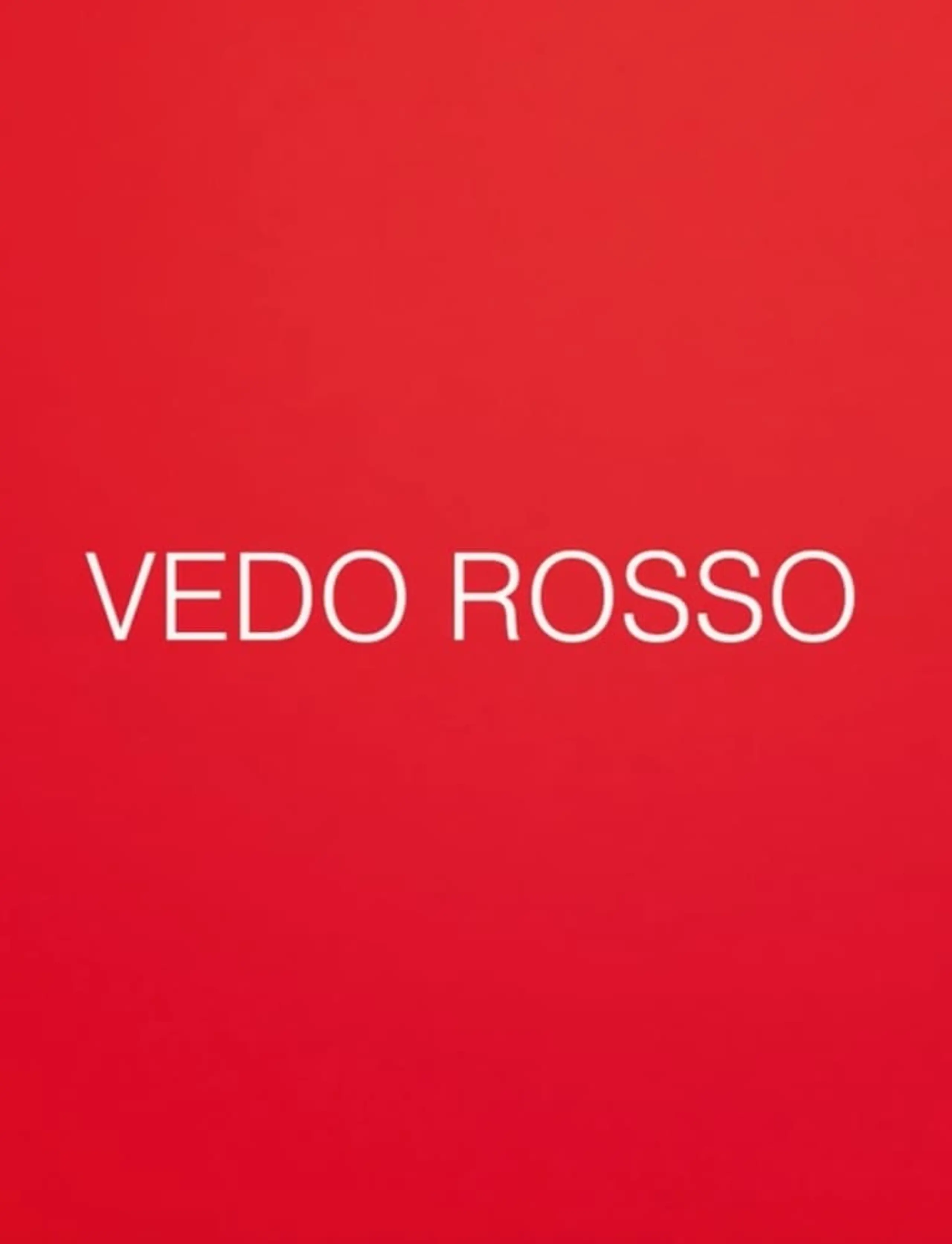 Vedo rosso