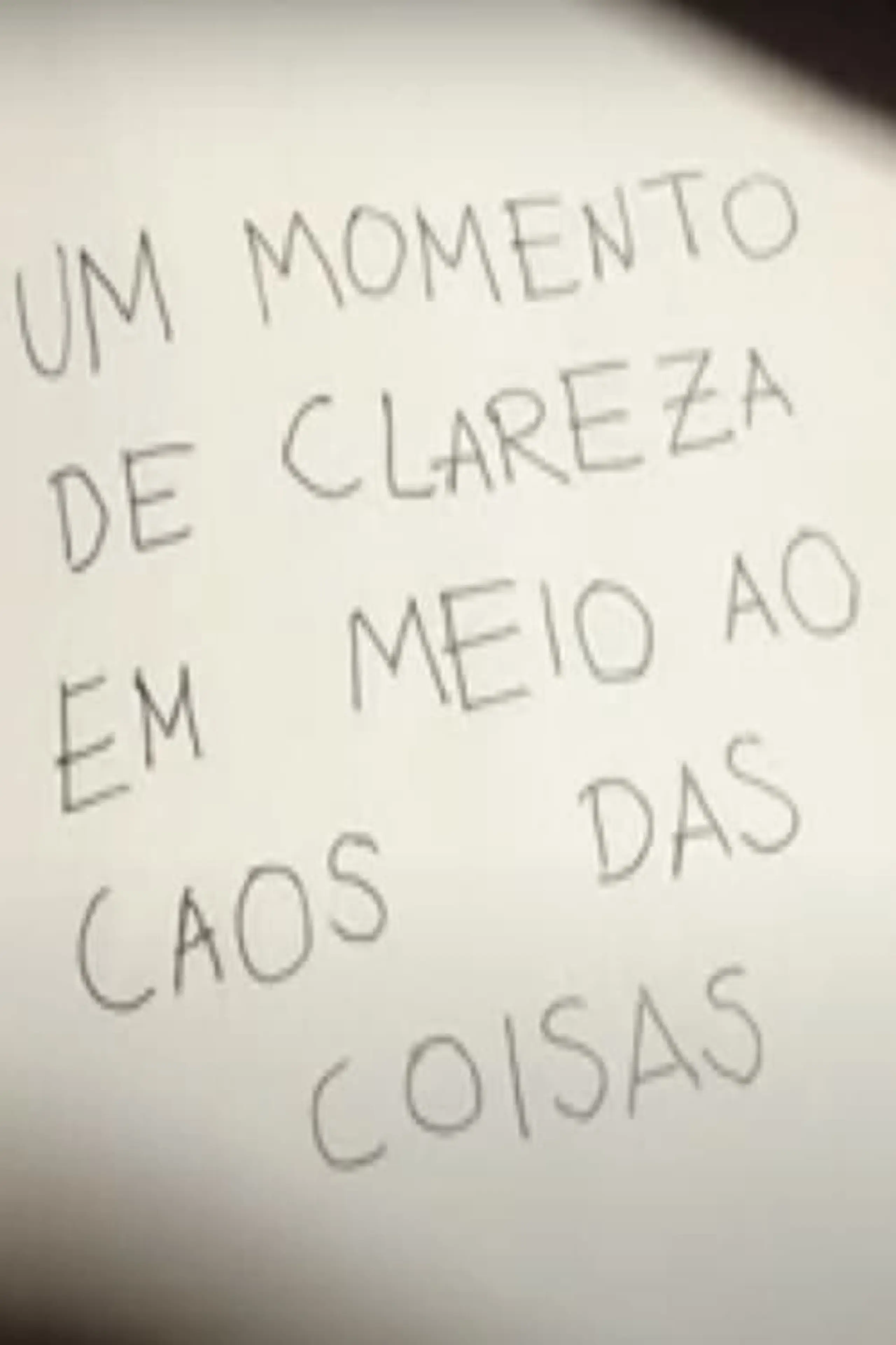 Um Momento de Clareza em Meio ao Caos das Coisas