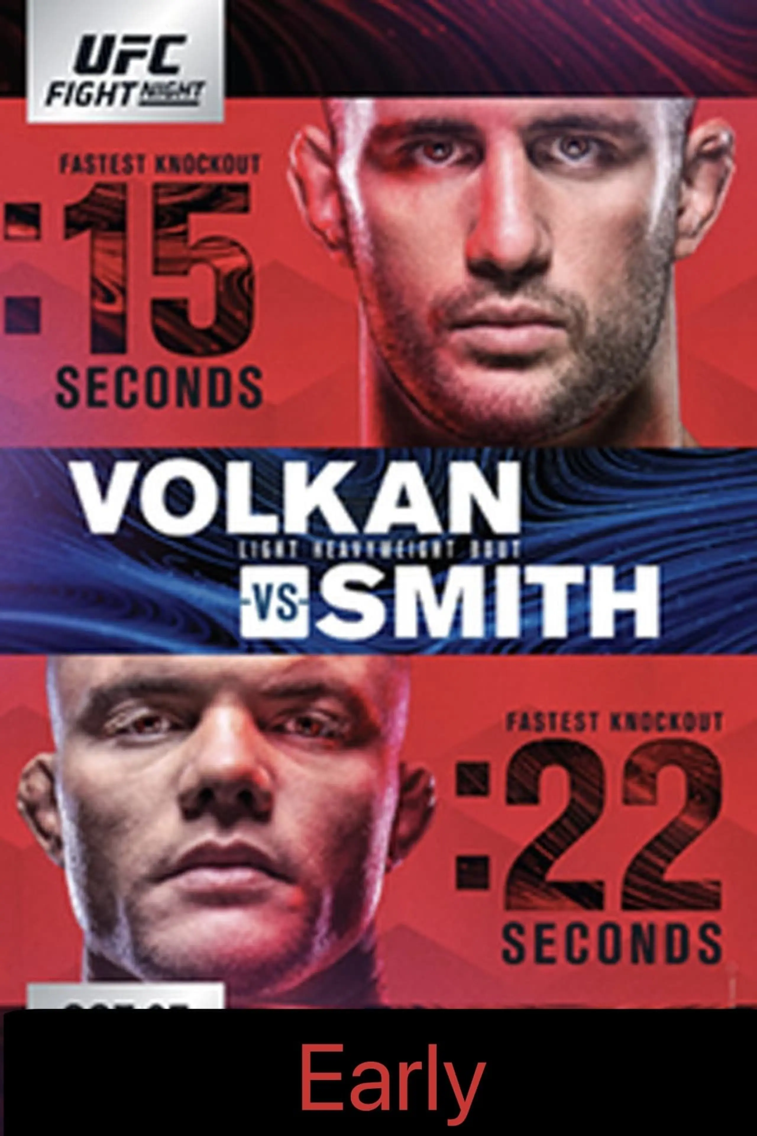 UFC Fight Night 138: Volkan vs. Smith - Early Prelims