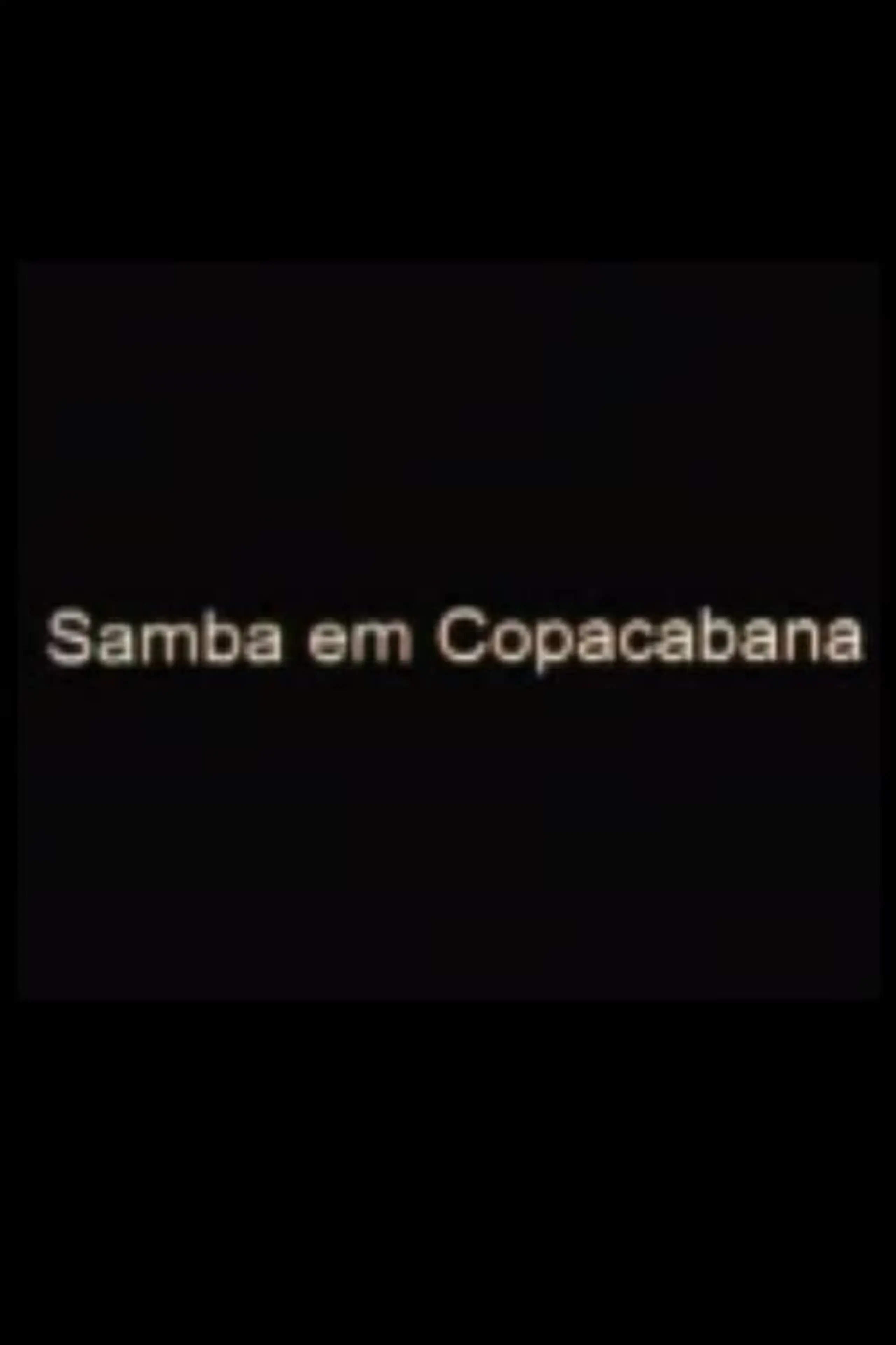 Samba em Copacabana