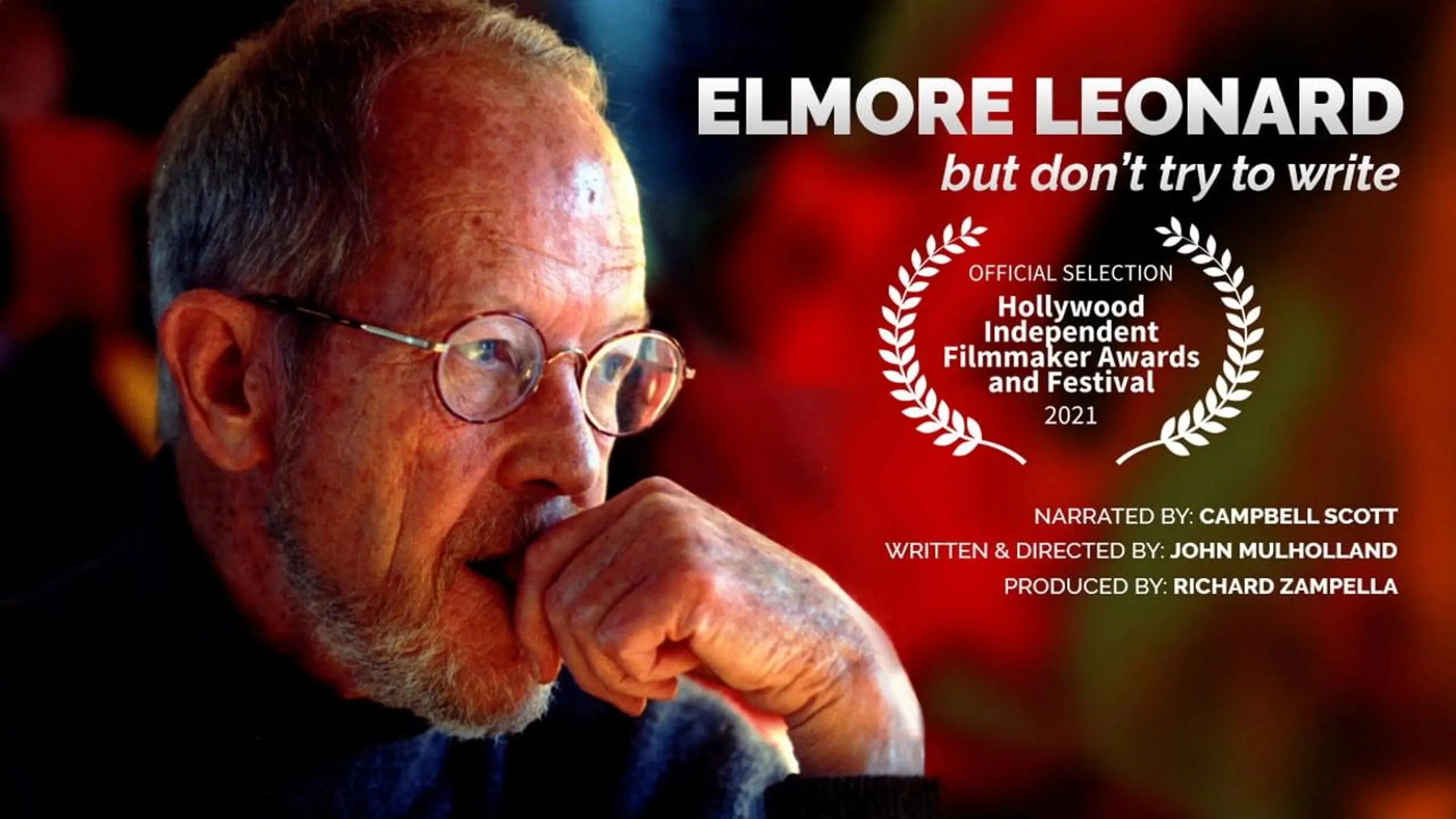 Elmore Leonard: "But don't try to write"