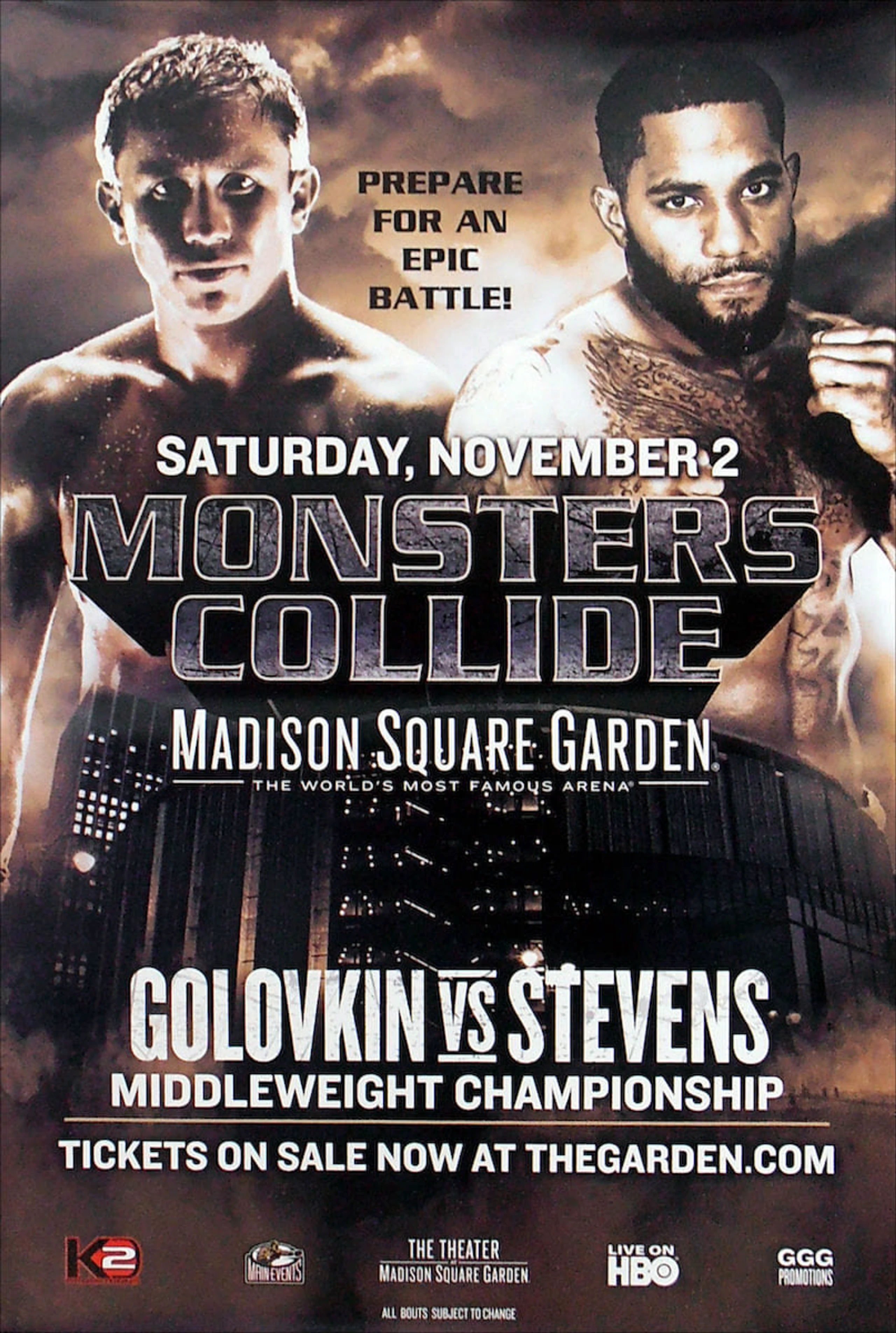 Gennady Golovkin vs. Curtis Stevens
