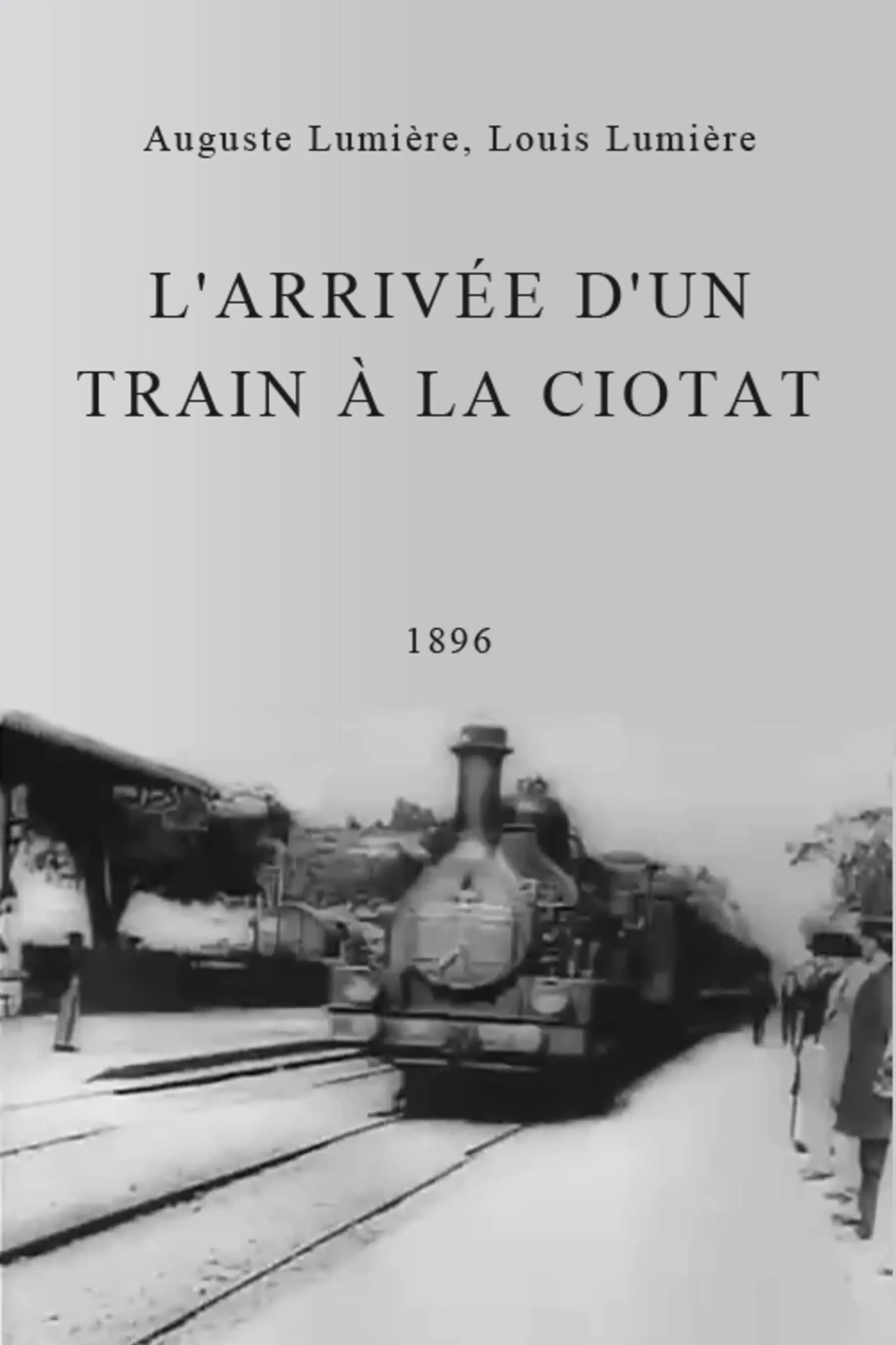 L'arrivée d'un train en gare de la Ciotat