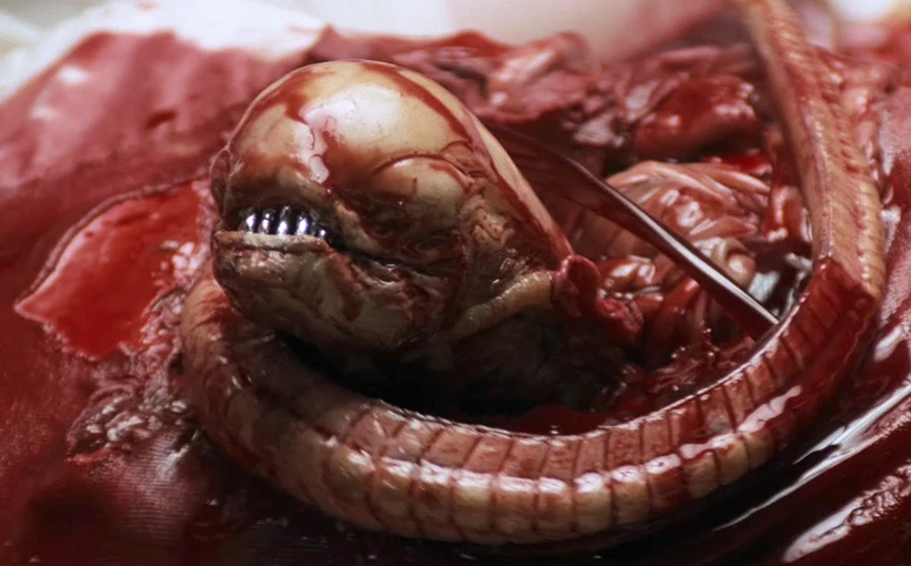 Szene aus dem Film „Alien – Das unheimliche Wesen aus einer fremden Welt“ (1979)