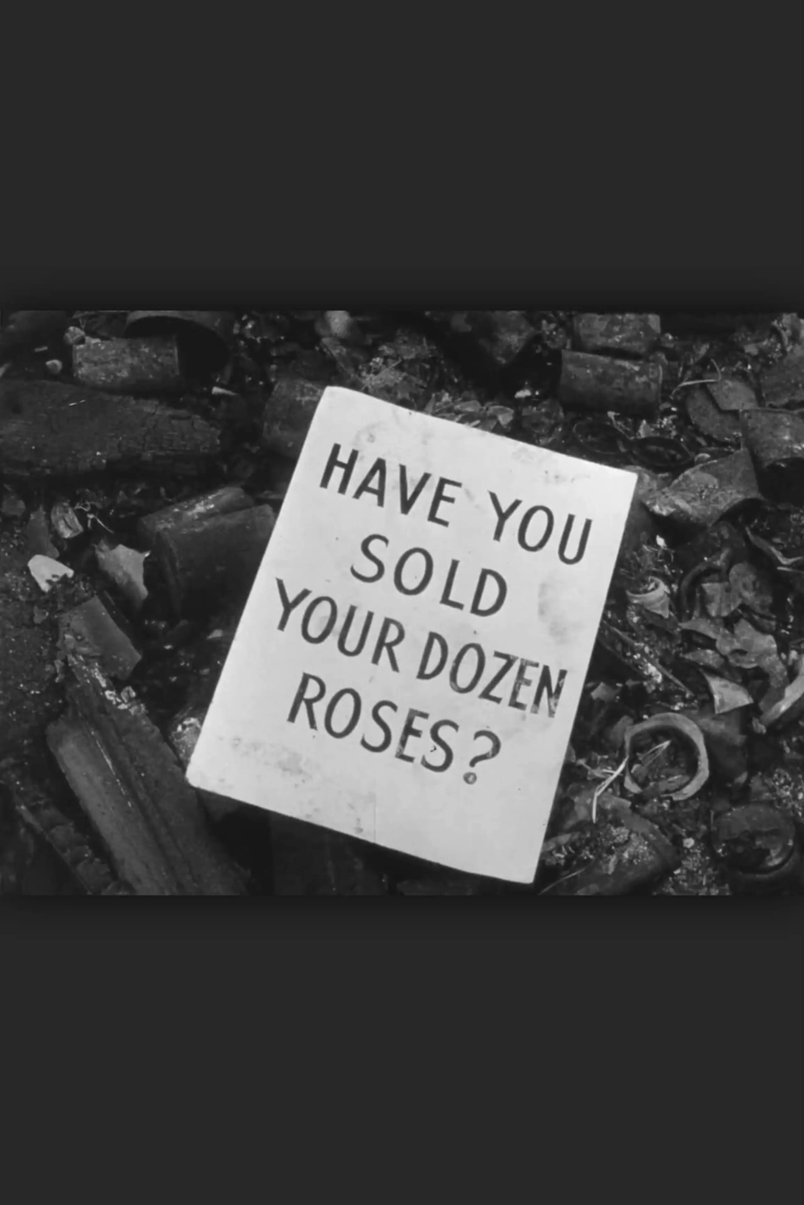 Have You Sold Your Dozen Roses?