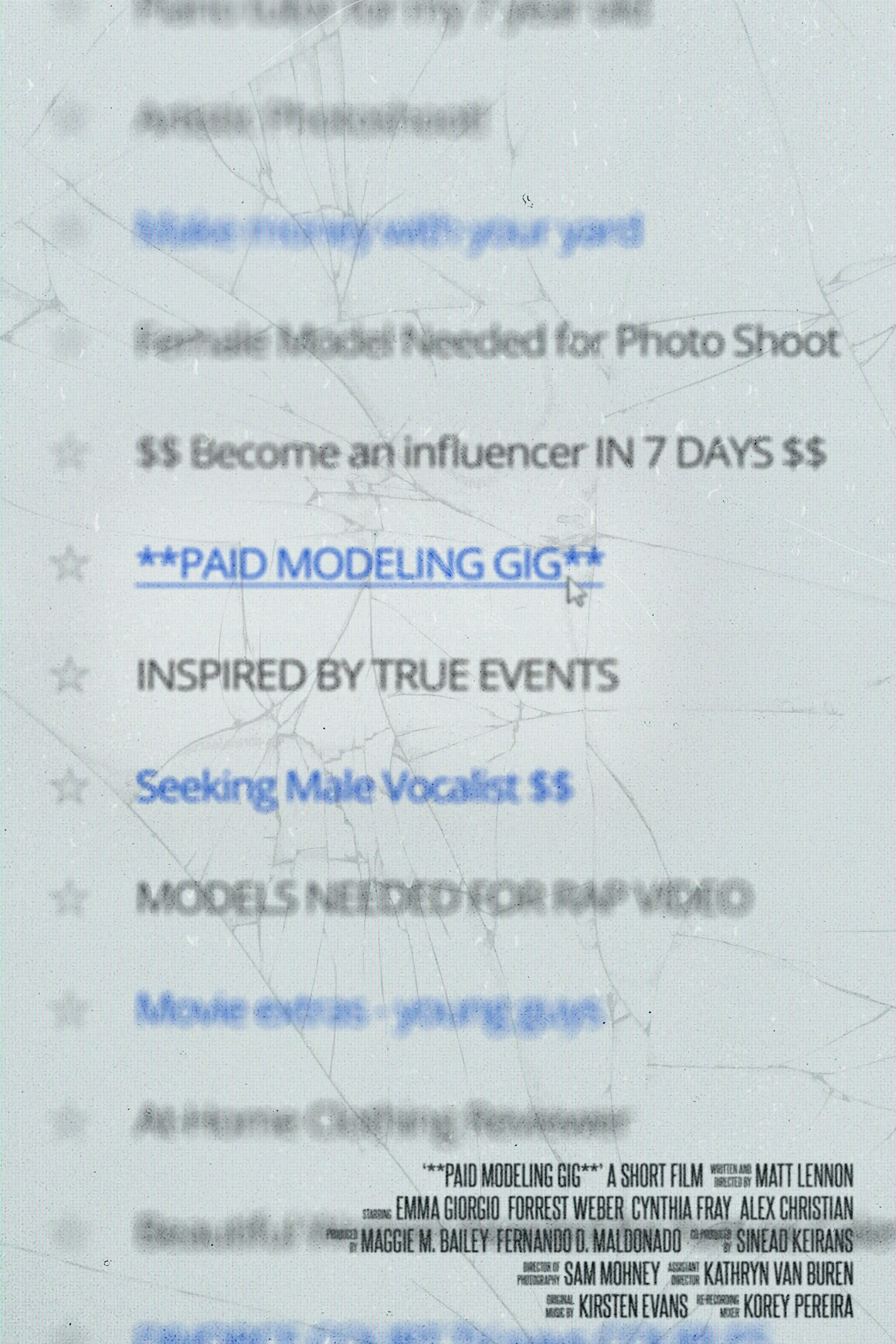 **PAID MODELING GIG**