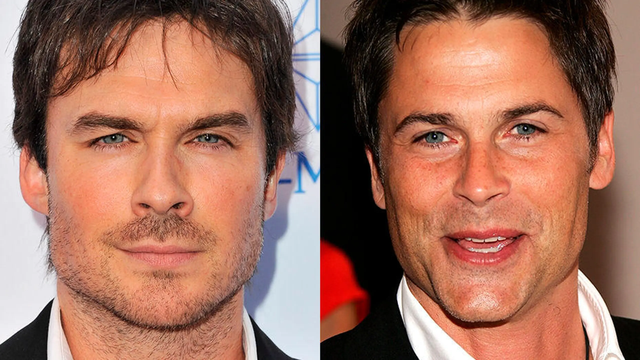 Rein optisch betrachtet könnten die Schauspieler Ian Somerhalder und Rob Lowe direkt miteinander verwandt