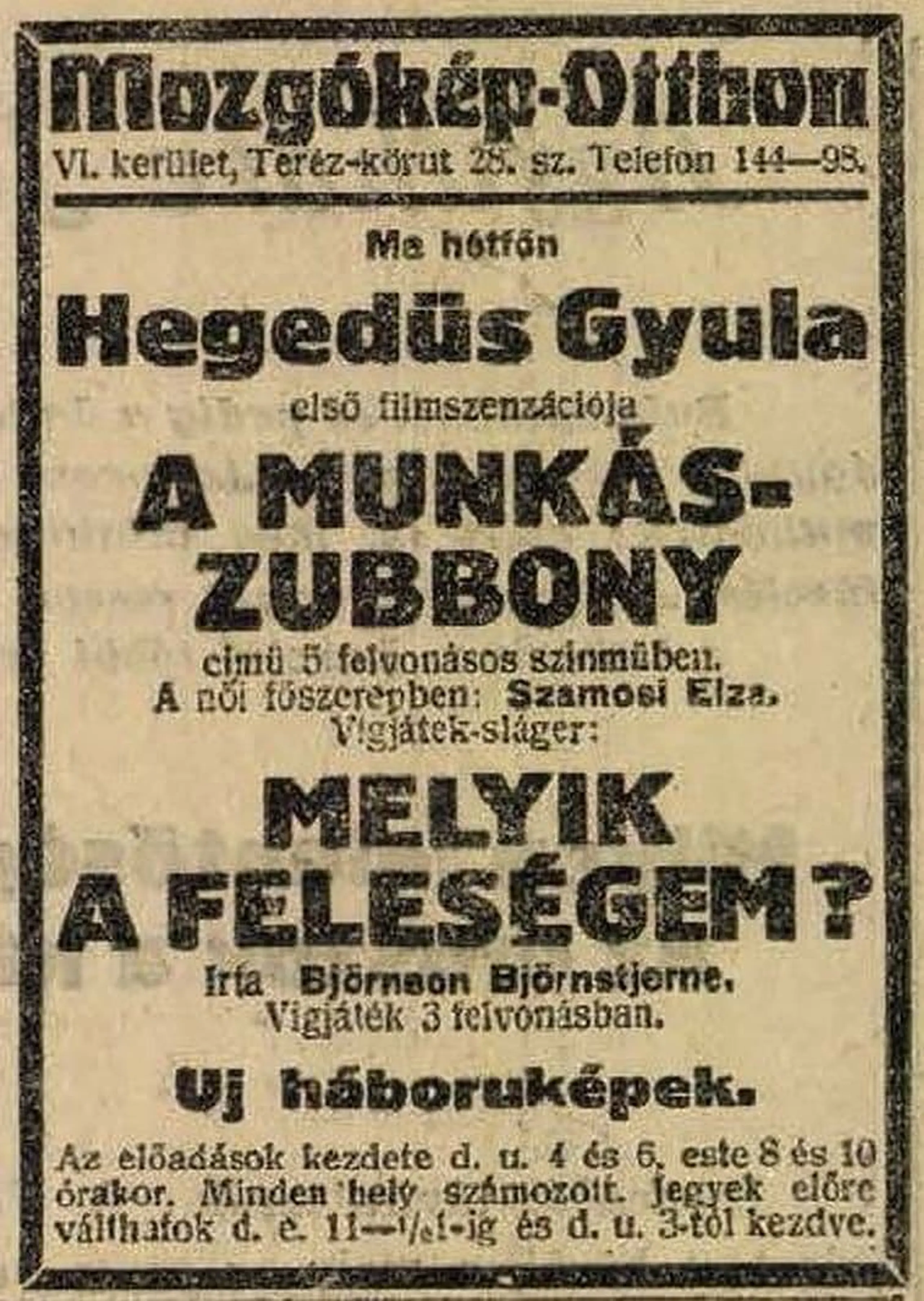 A munkászubbony