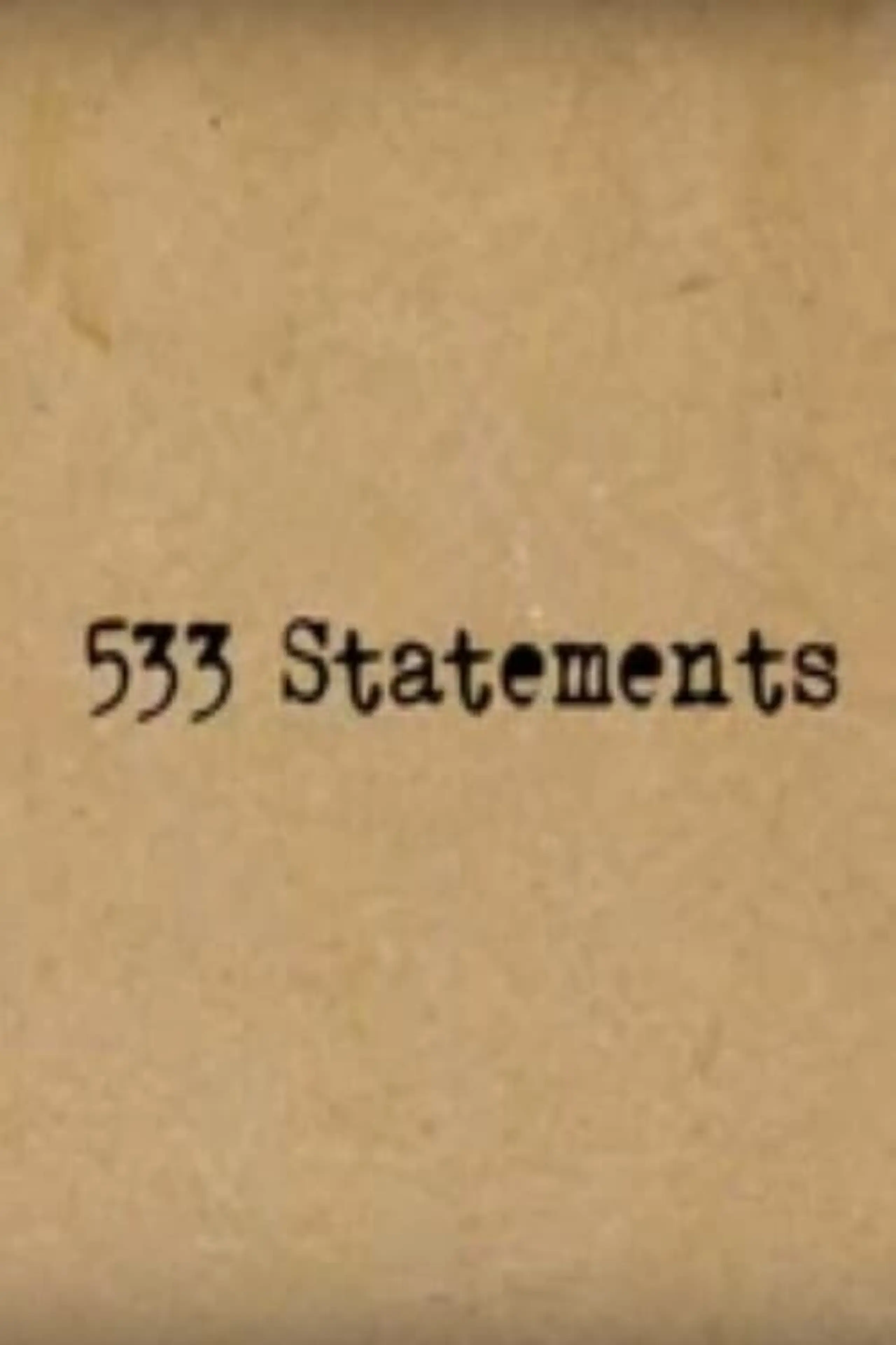 533 Statements