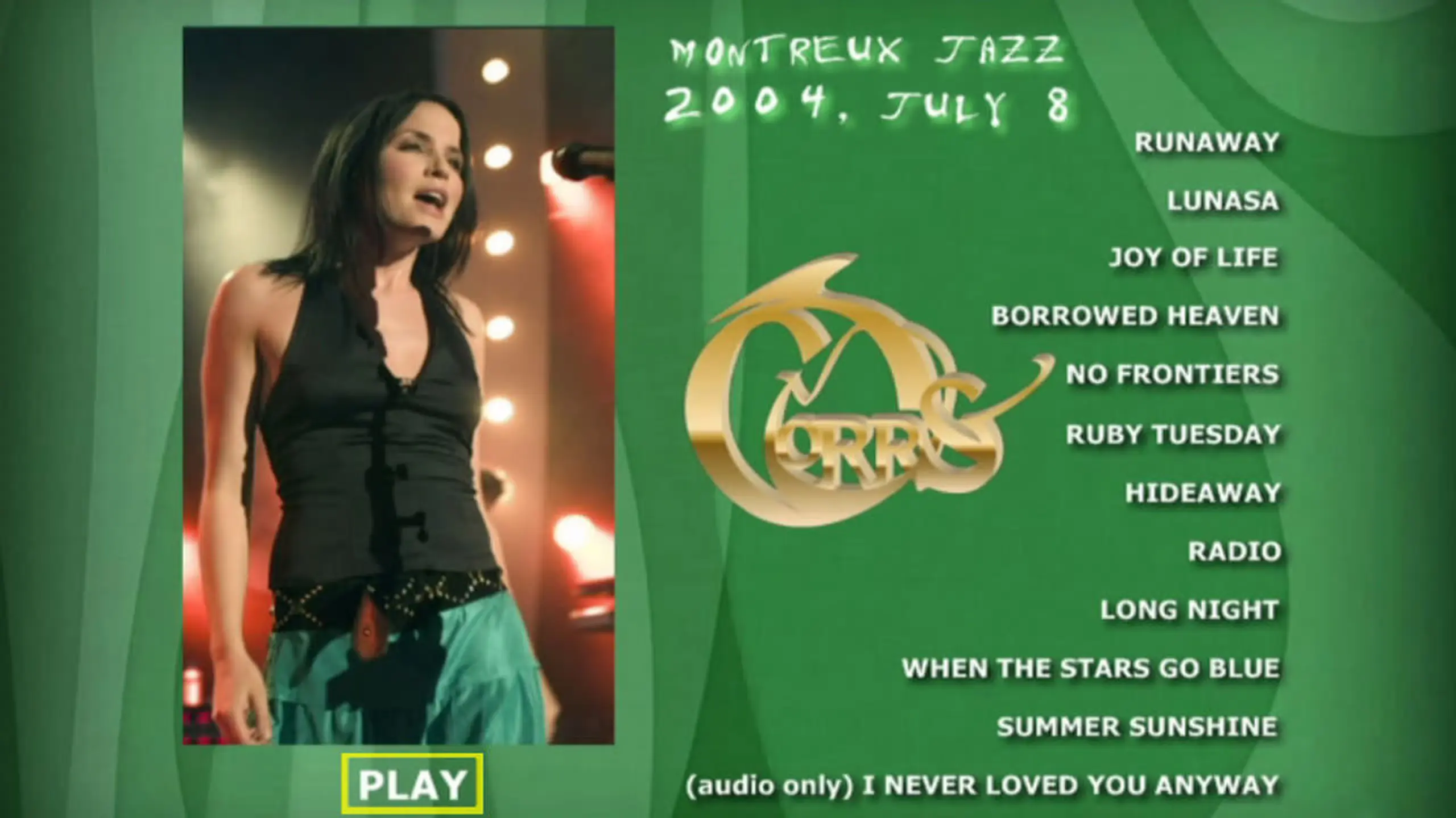 The Corrs - Live in Montreux