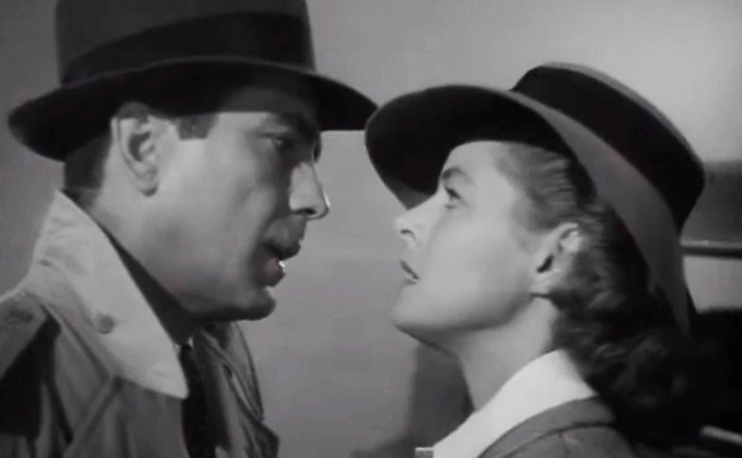 Humphrey Bogard "Schau mir in die Augen, Kleines!" in Casablanca