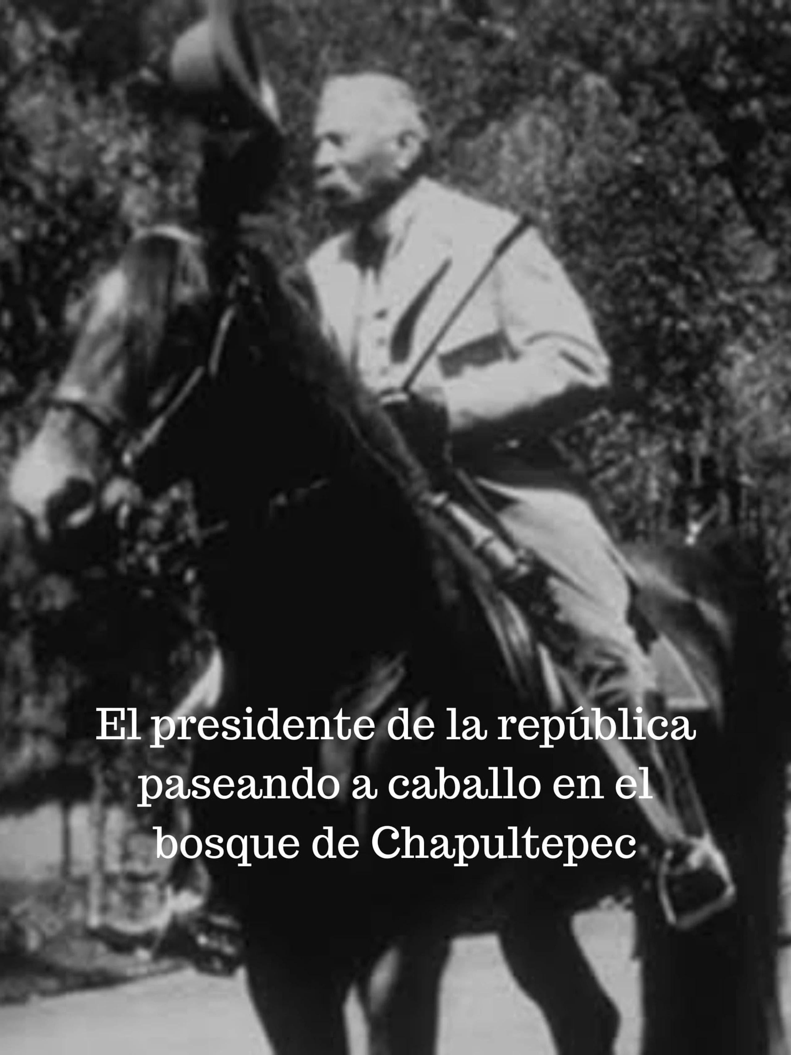 Le président en promenade