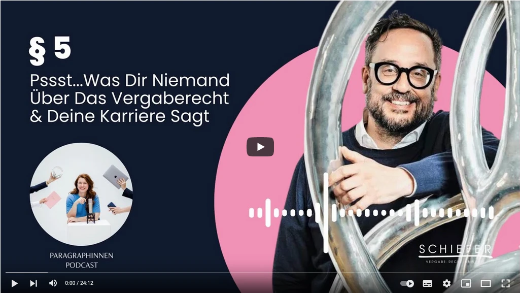 "Du machst NUR Vergaberecht?"