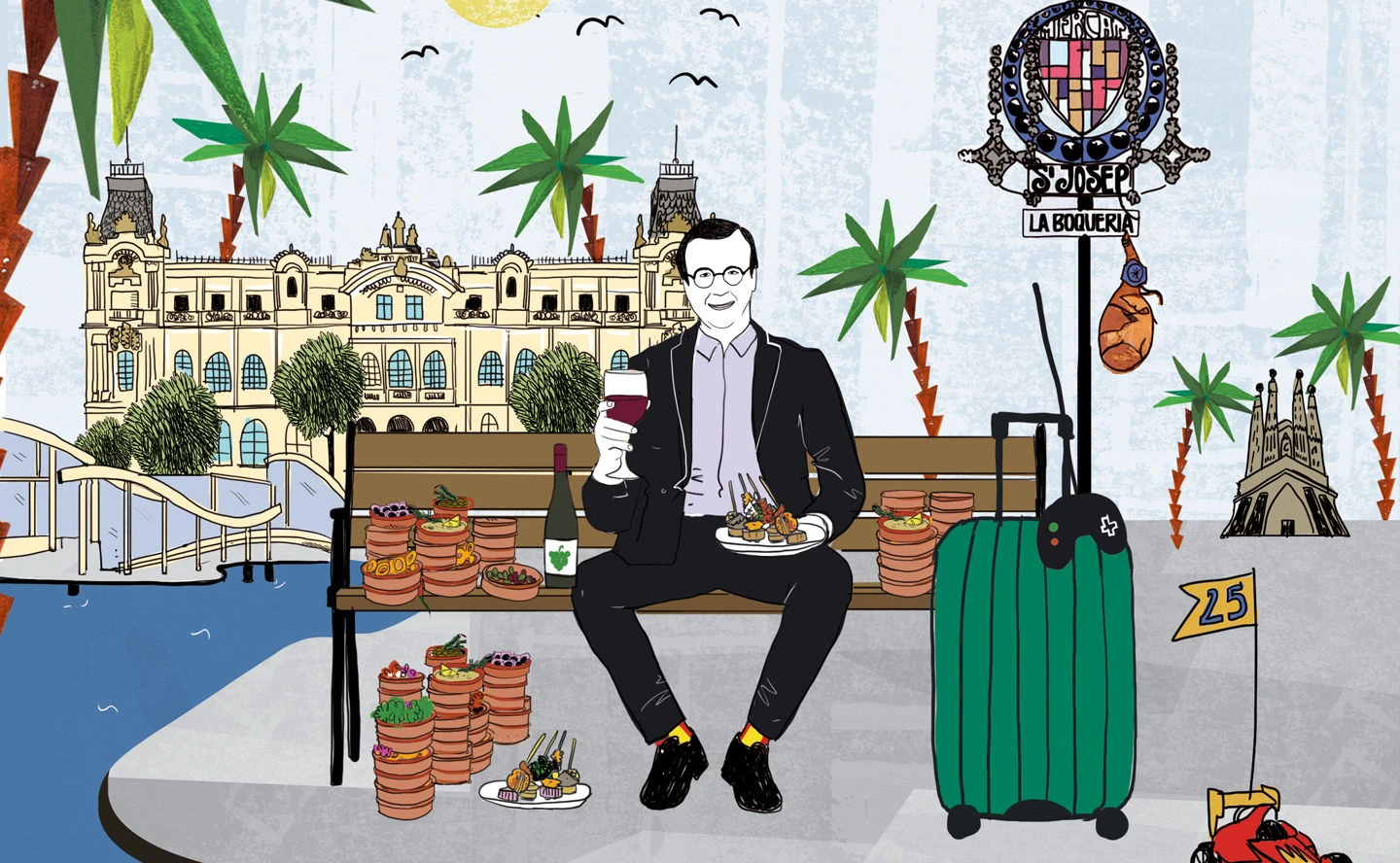 &quot;The Hans&quot; Mahr präsentiert: Die besten Restaurants, Tapas-Bars und Weinbars in Barcelona