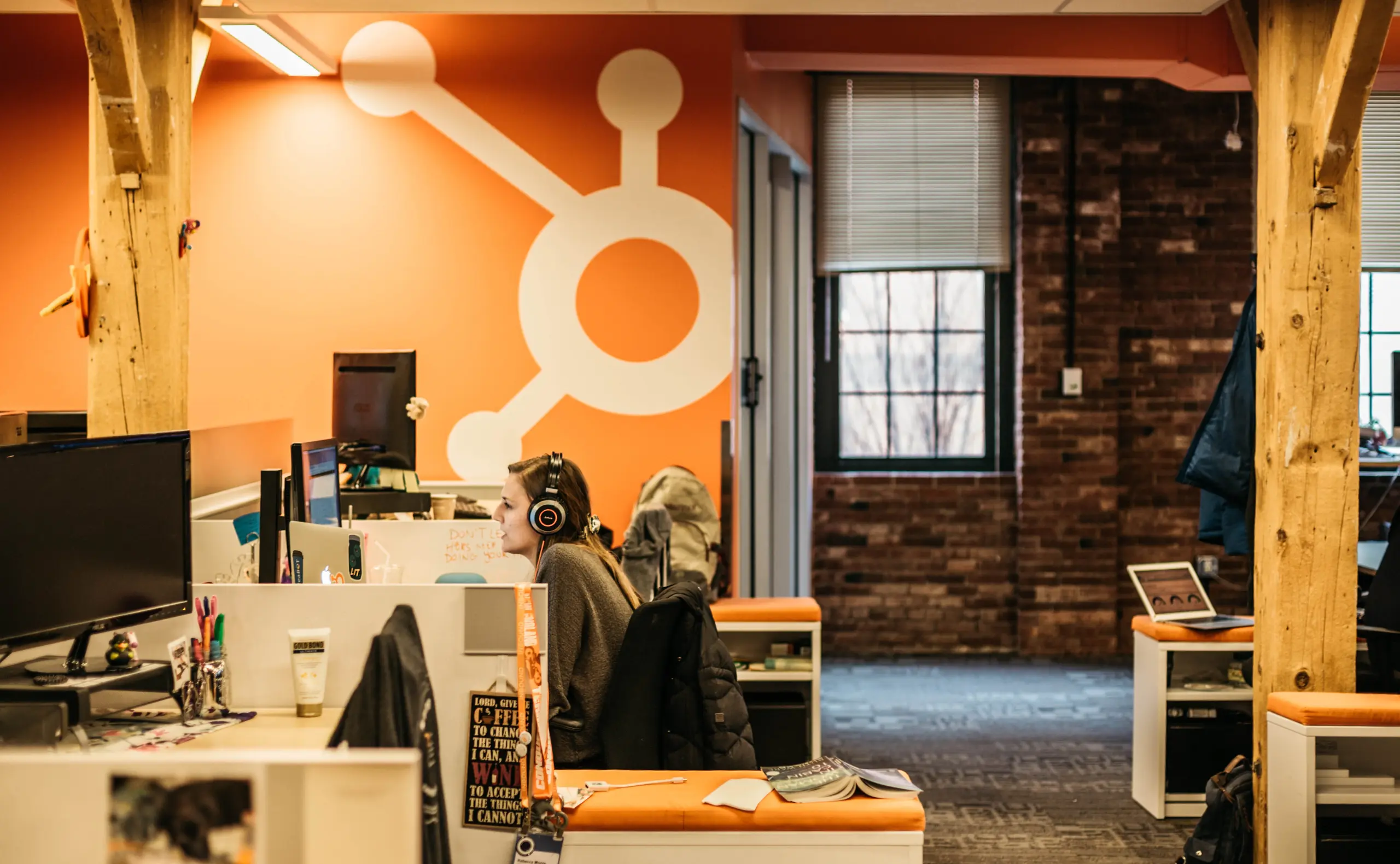 Im HubSpot Headquarter in Cambridge, Massachusetts