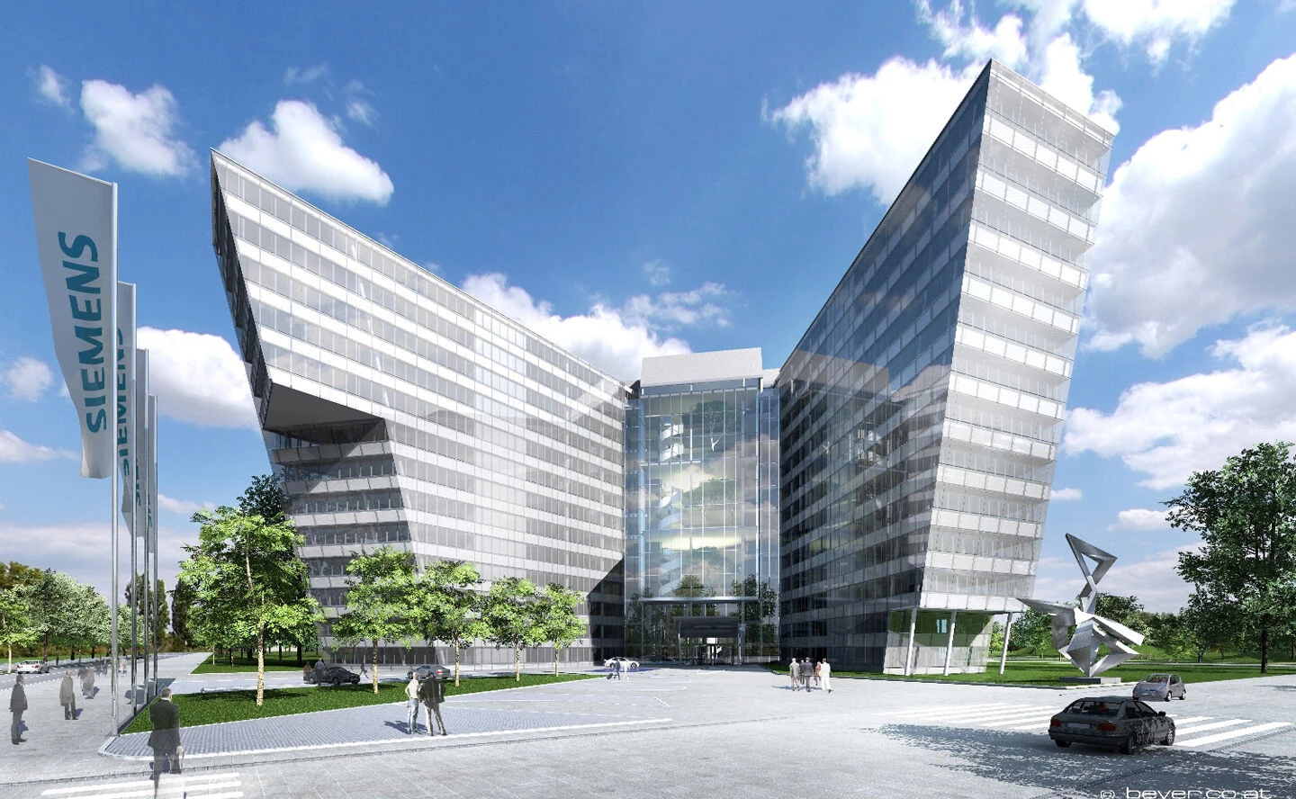 Die Zentrale von Siemens Energy Austria befindet sich in der Siemens City Wien.