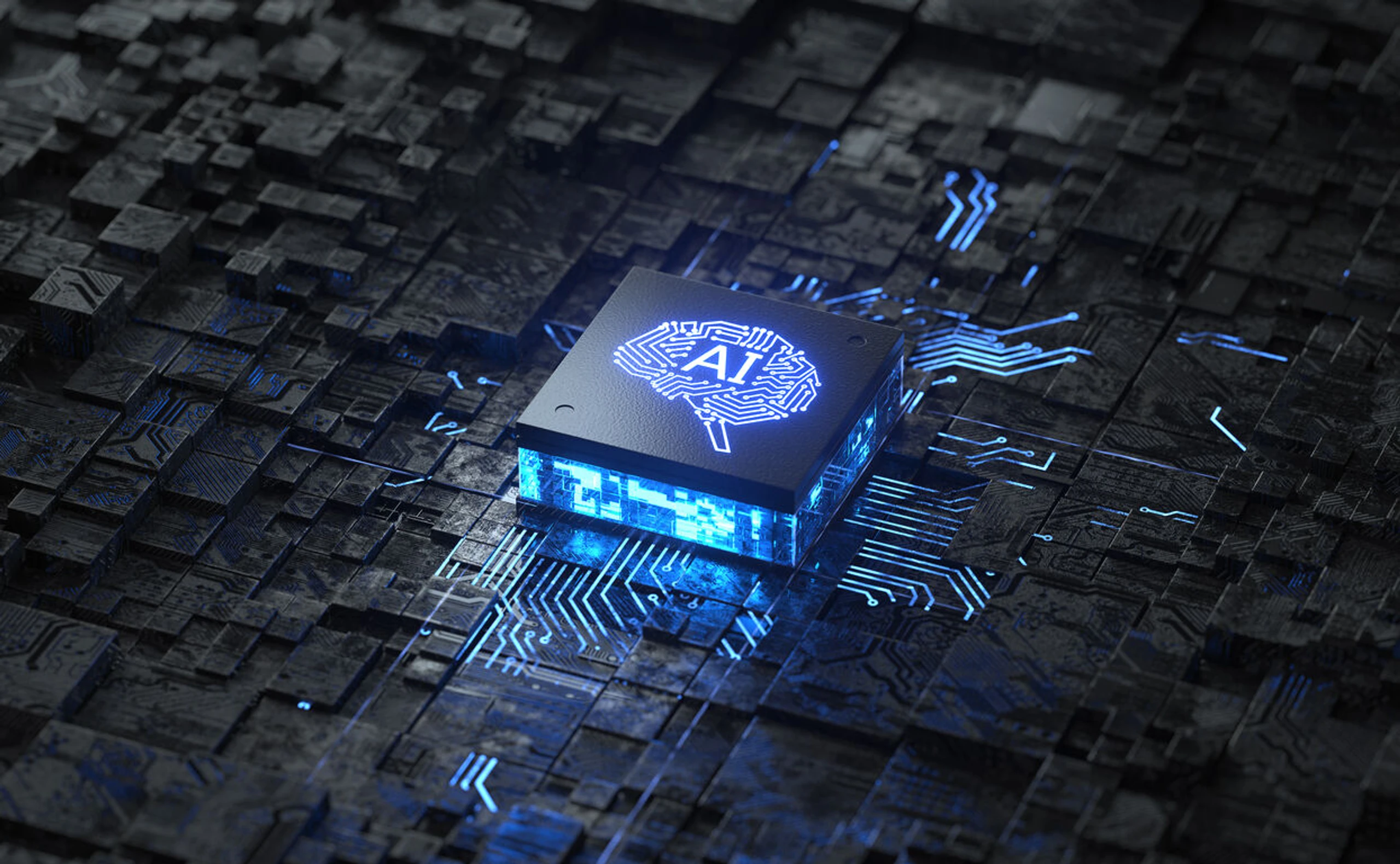 KI,Künstliche Intelligenz Konzept,Circuit Board,AI