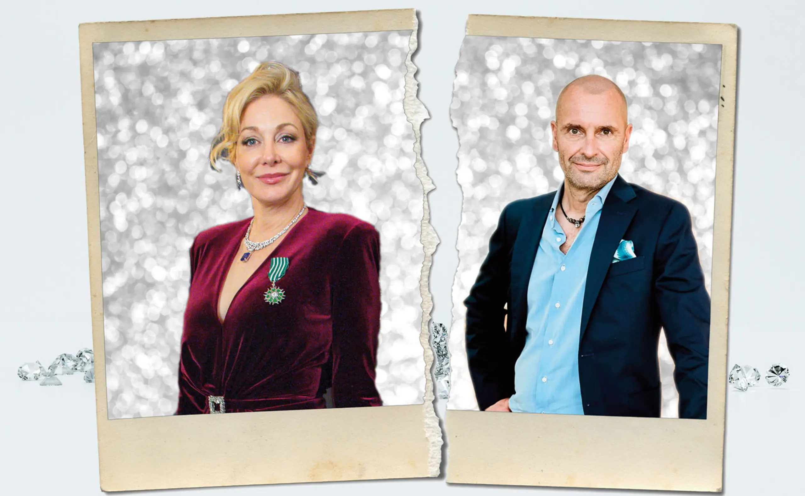 Harte Kontrahenden im Familienzwist: Nadja Swarovski-Adams aus dem Stamm &quot;Manfred&quot; und CEO Robert Buchbauer.