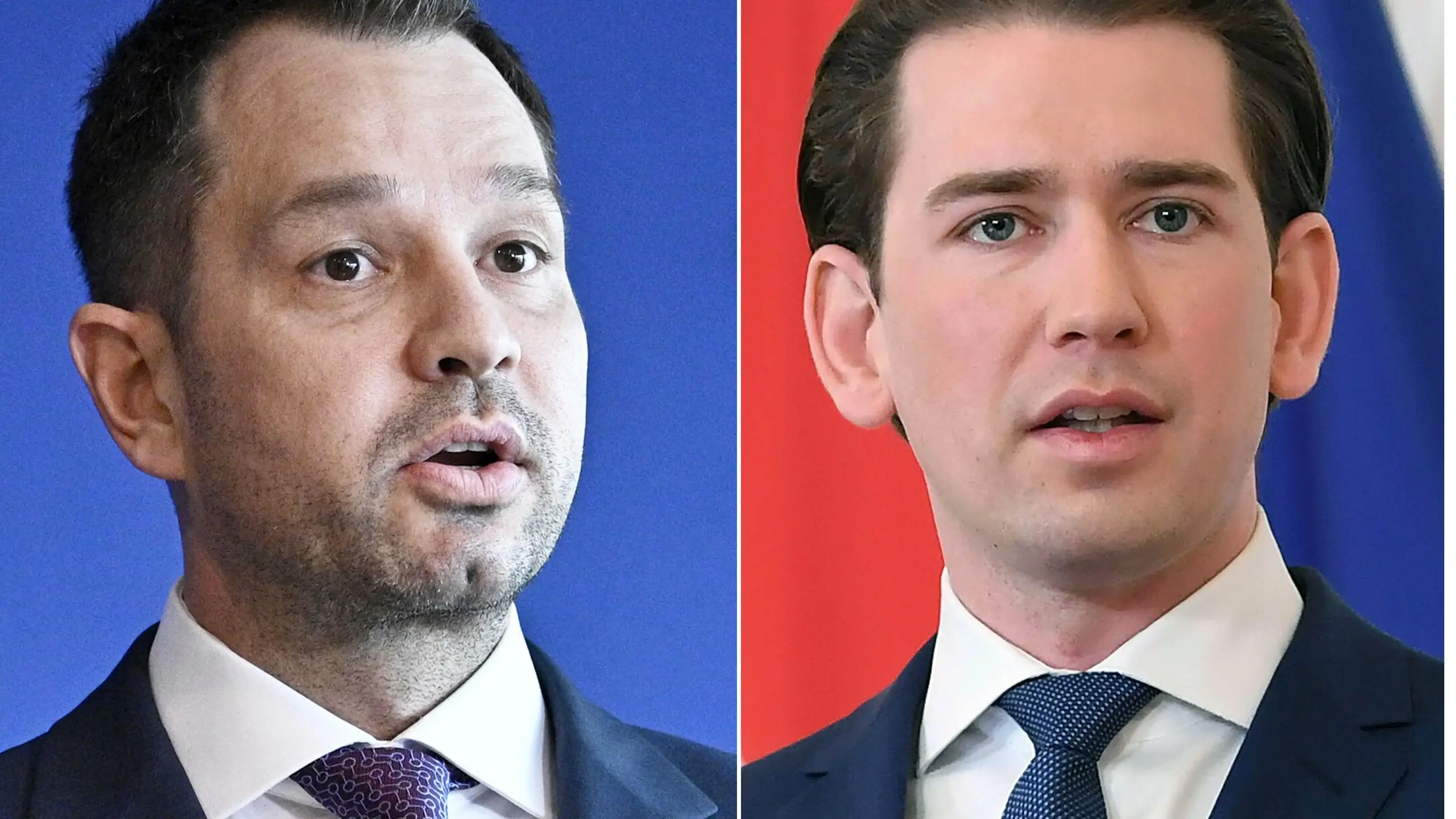 Thomas Schmid und Sebastian Kurz - einst innige Freunde, neuerdings Todfeinde.