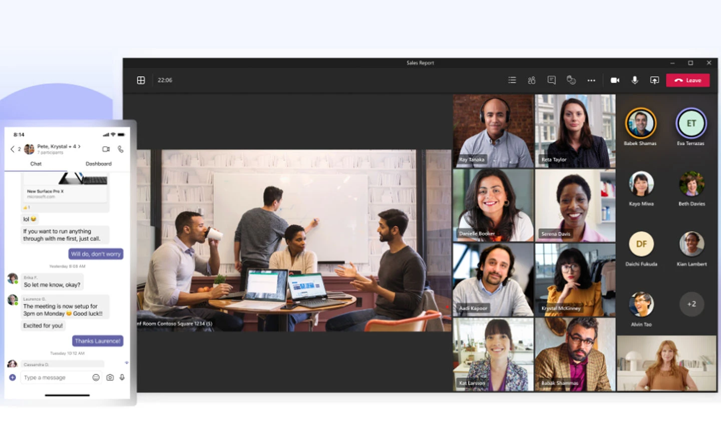 Microsoft Teams - eine Collaboration-Lösung für alle Unternehmen, vom Start-up bis zum Großkonzern.