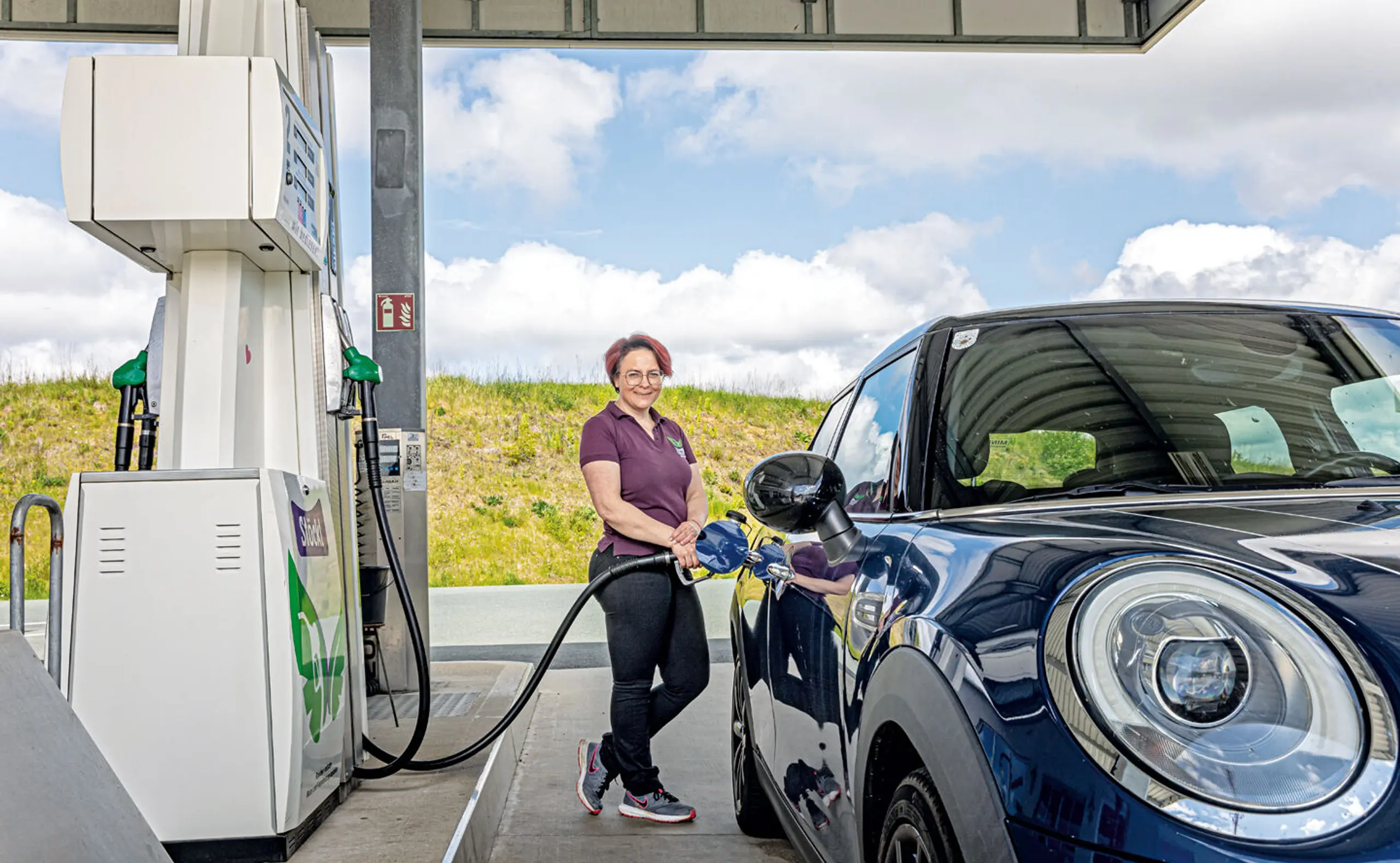 Tanja Stöckl.&nbsp;Mit einer eigenen Tankstelle, die ihren Namen trägt, verwirklichte sie schon früh ihren Traum vom Unternehmertum.