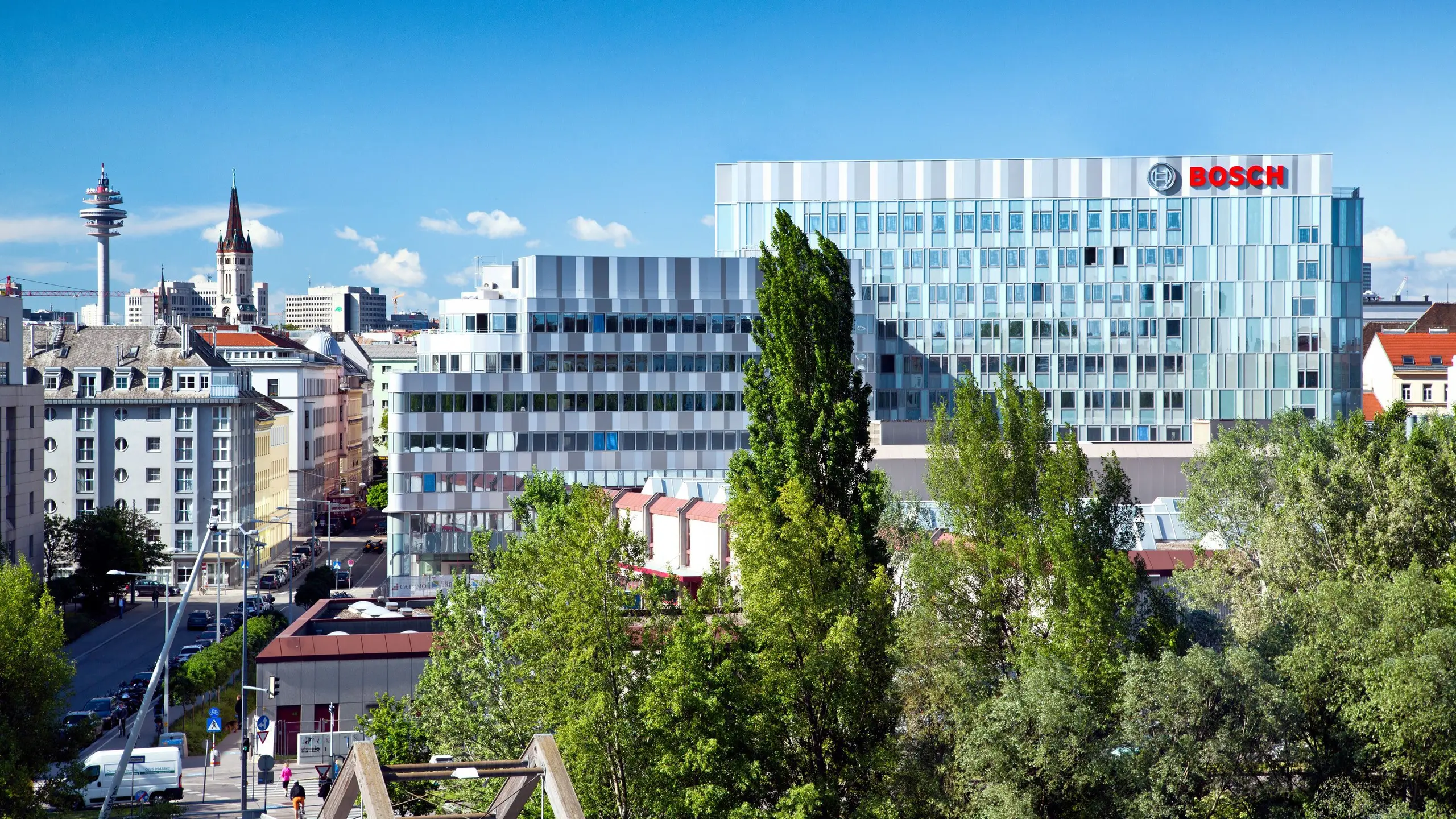 Die Bosch Österreich Zentrale in Wien-Landstraße