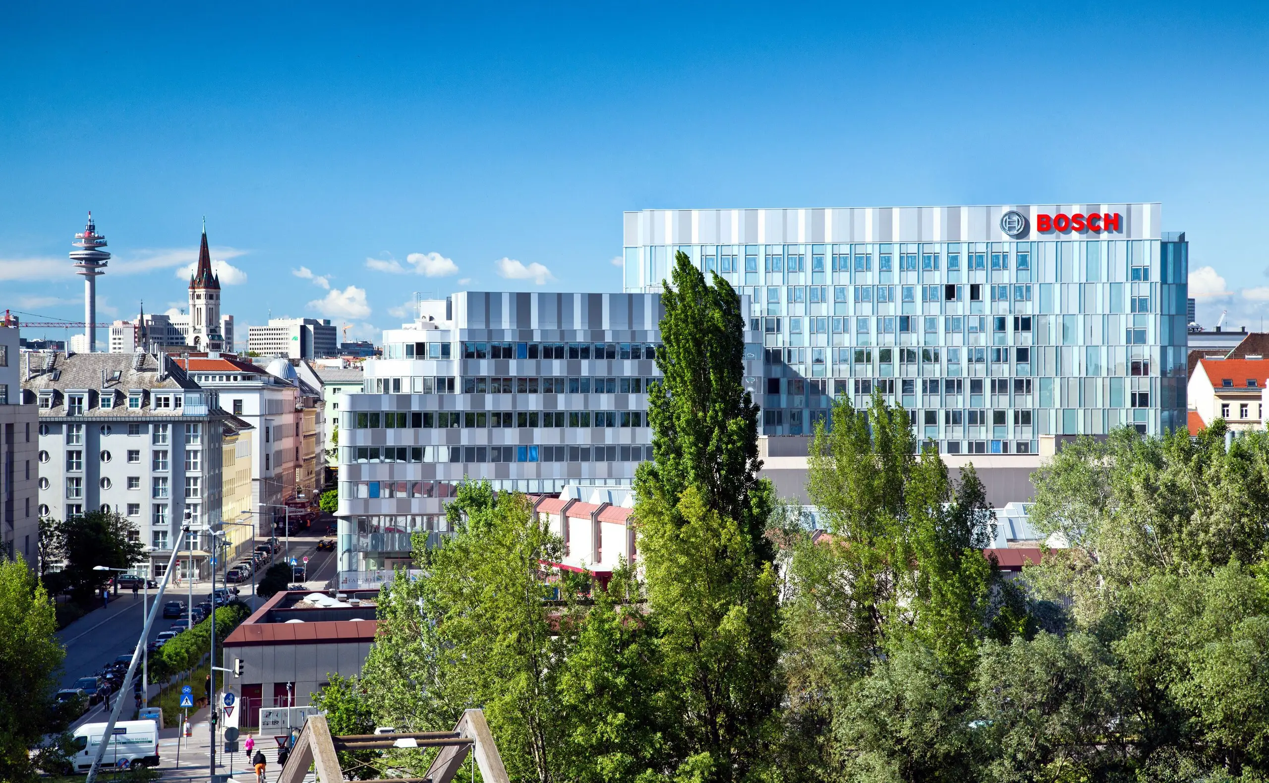 Die Bosch Österreich Zentrale in Wien-Landstraße