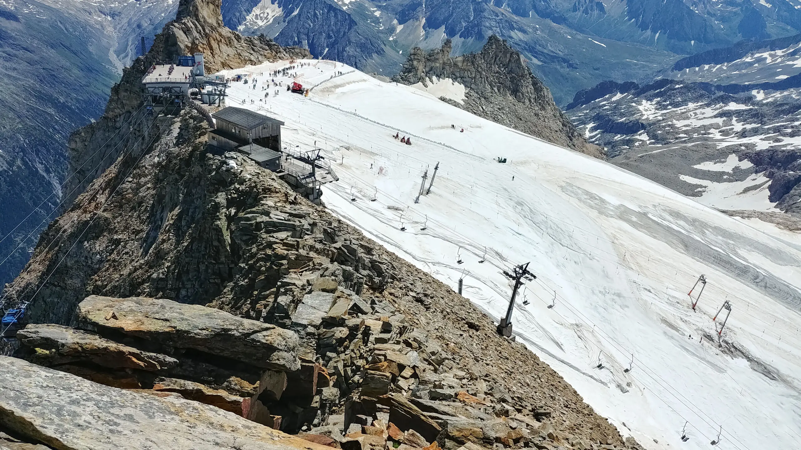 Skigebiet am Hintertuxer Gletscher