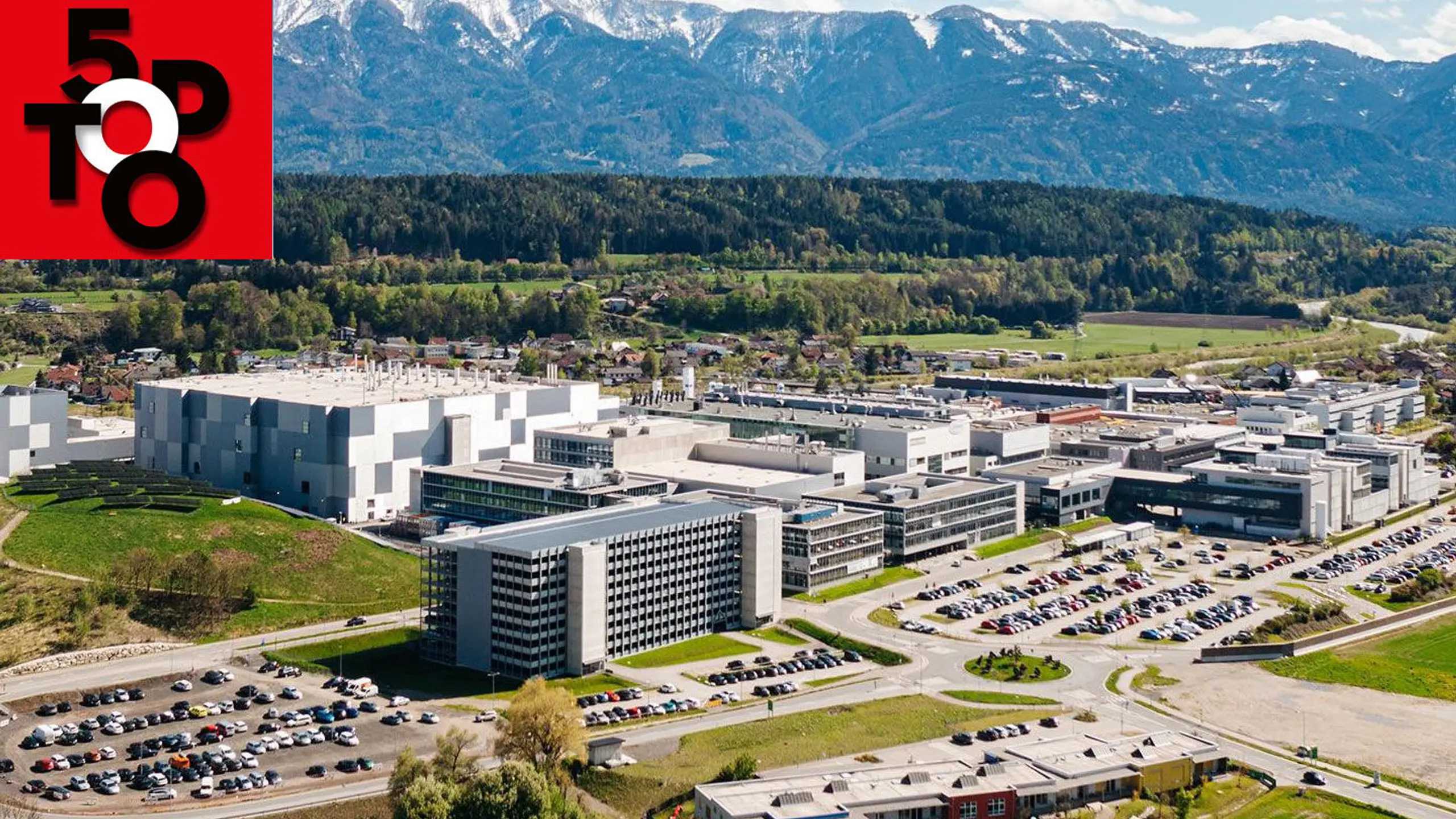 Das Headquarter von Infineon Technologies Austria in Villach