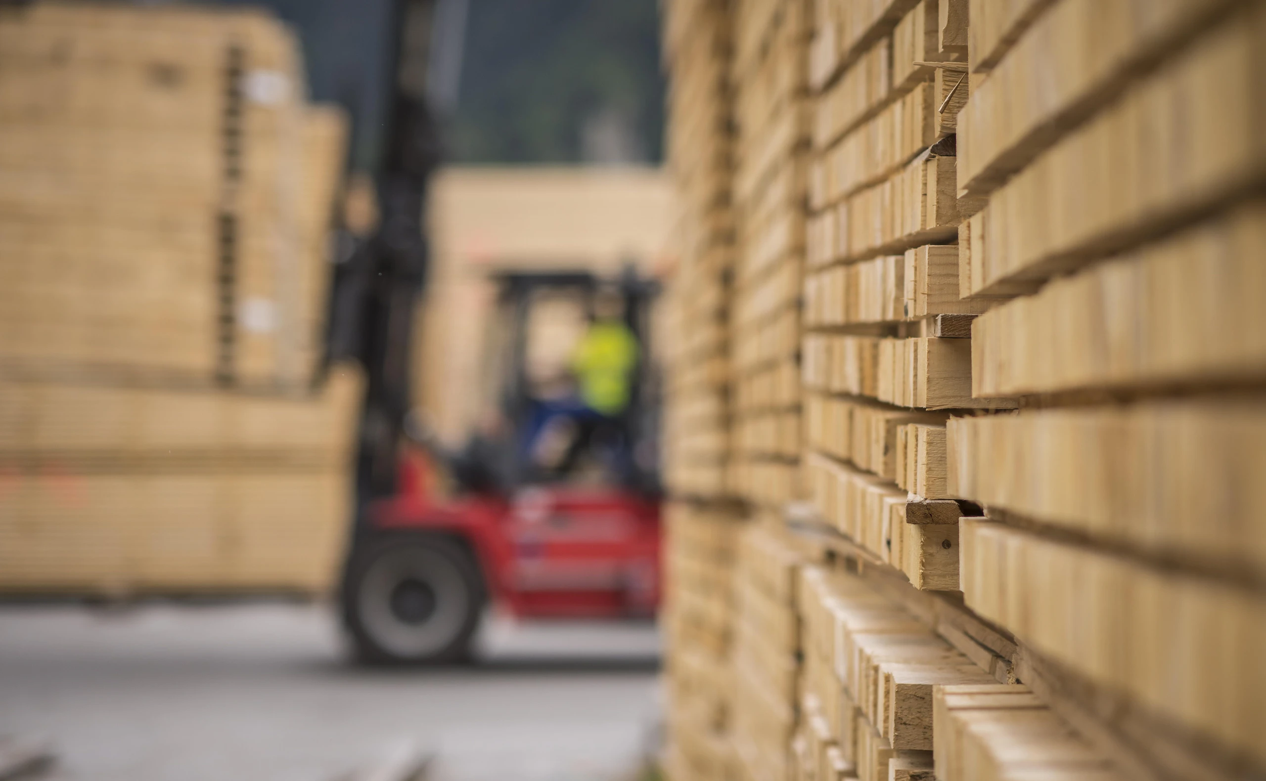 Holzlager der Pfeifer Holding