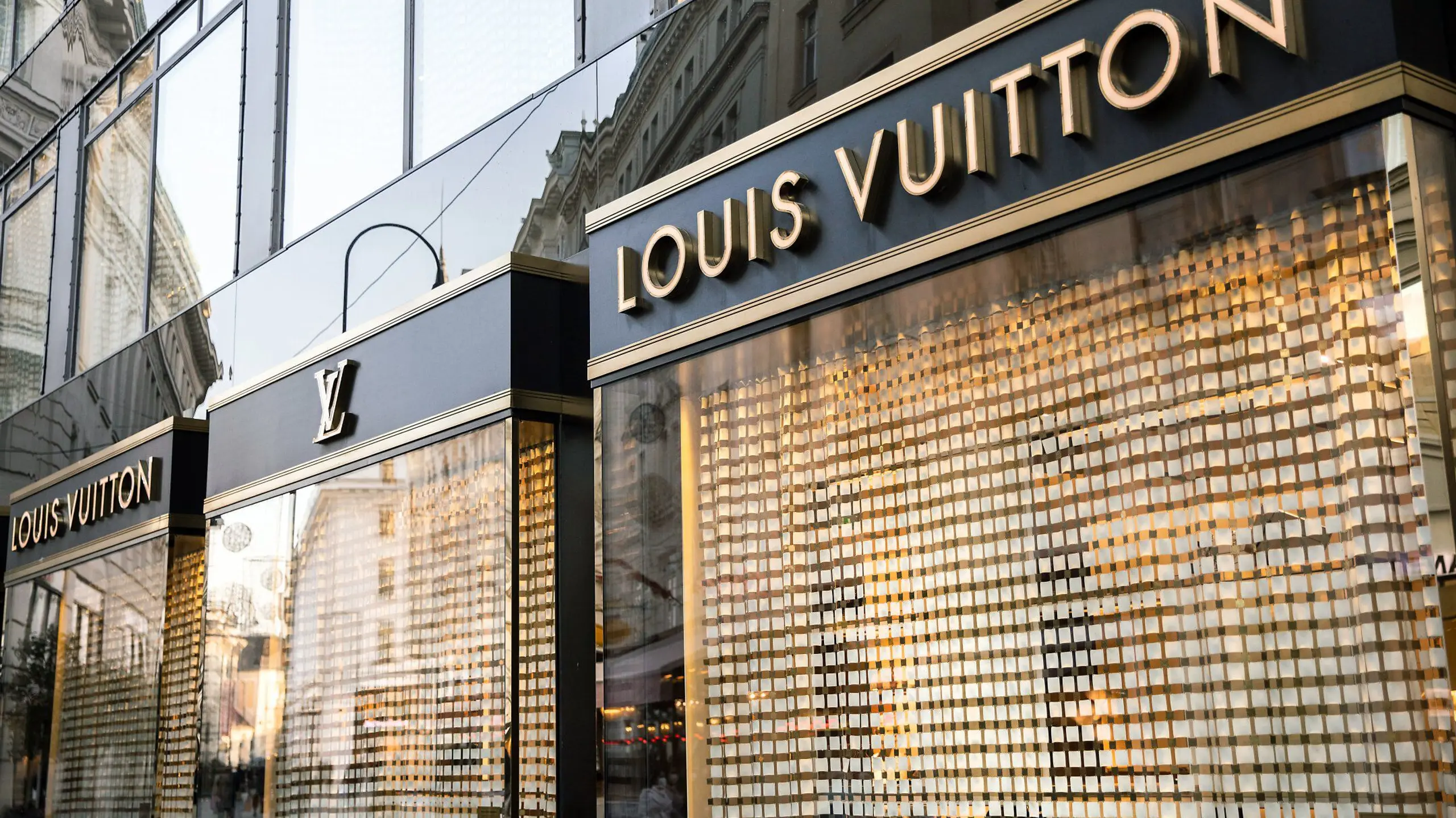 Louis-Vuitton Schaufenster in Wien