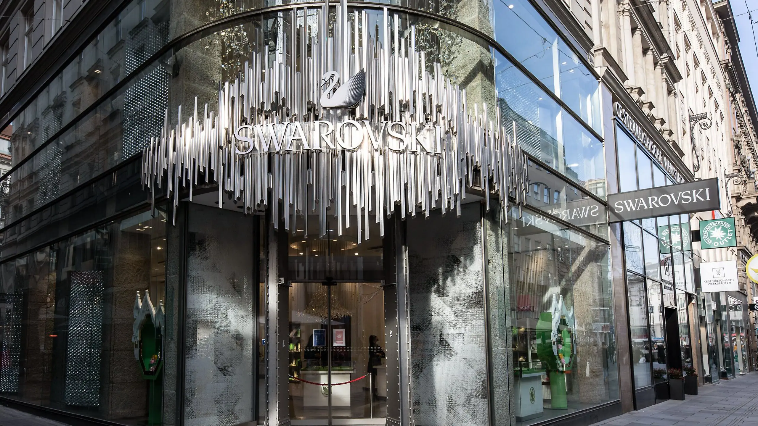 Der Swarovski Flagship-Store in der Wiener Kärntner Straße