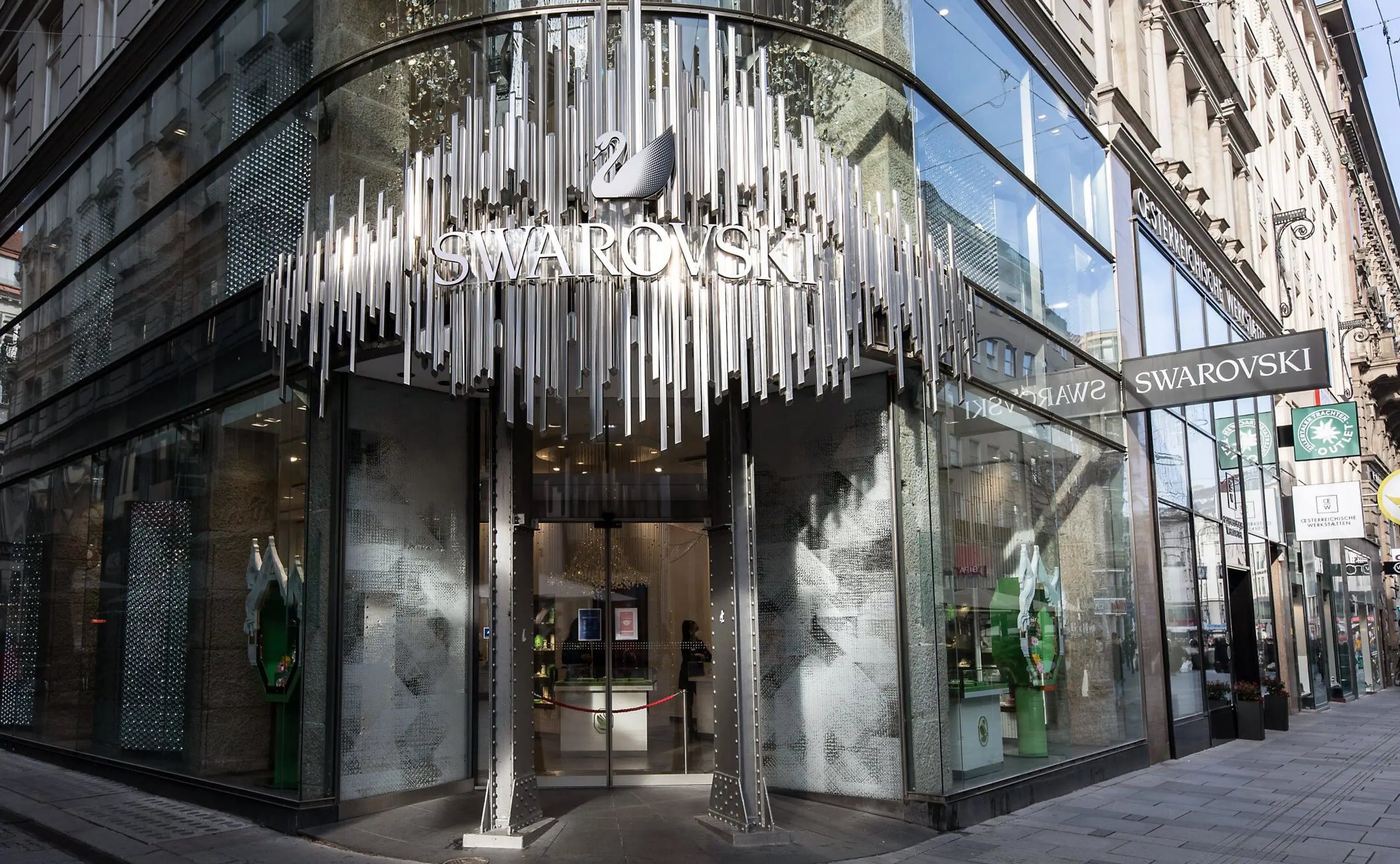 Der Swarovski Flagship-Store in der Wiener Kärntner Straße