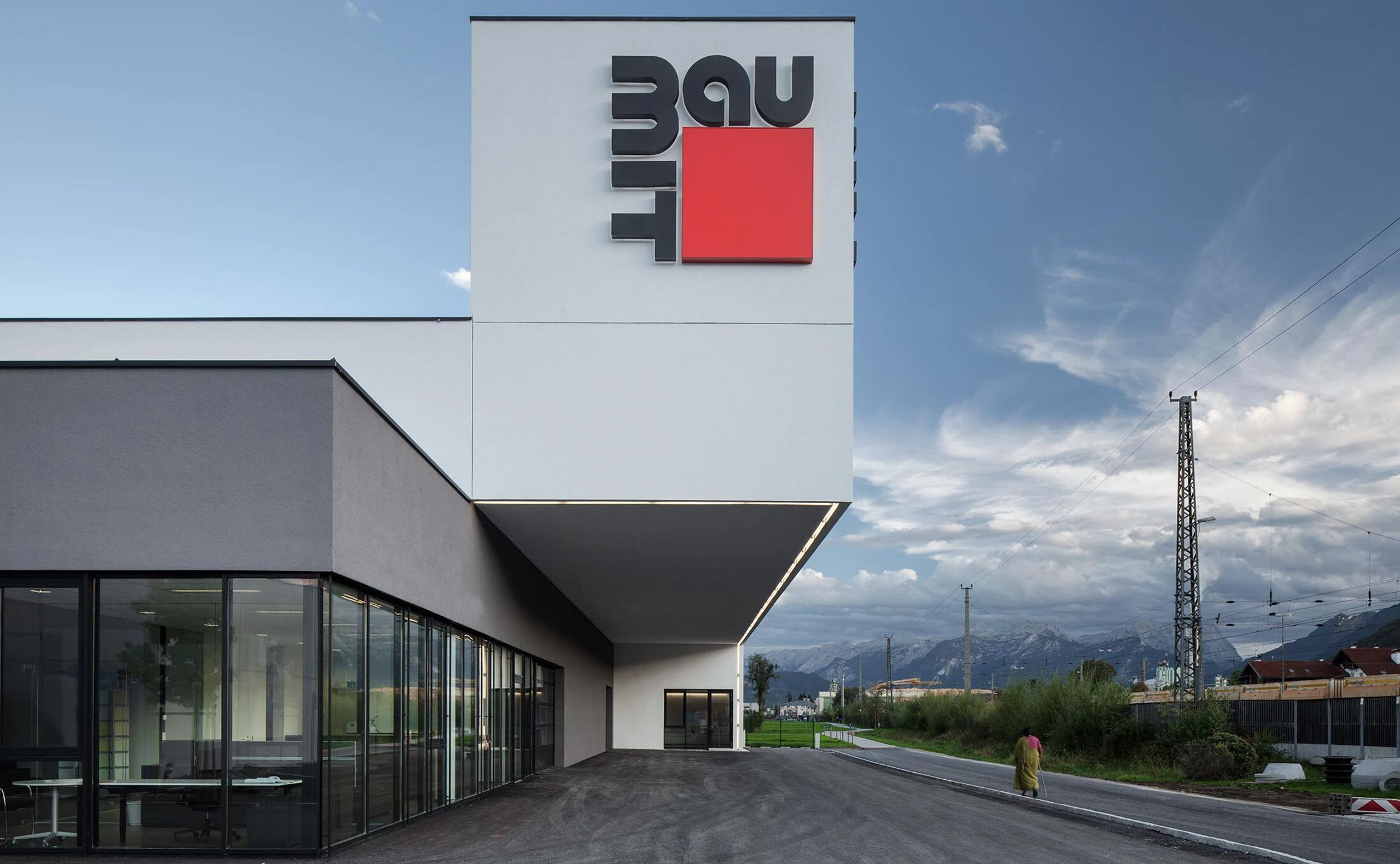 Baumit-Filiale in Hallein, errichtet von den Hertl-Architekten