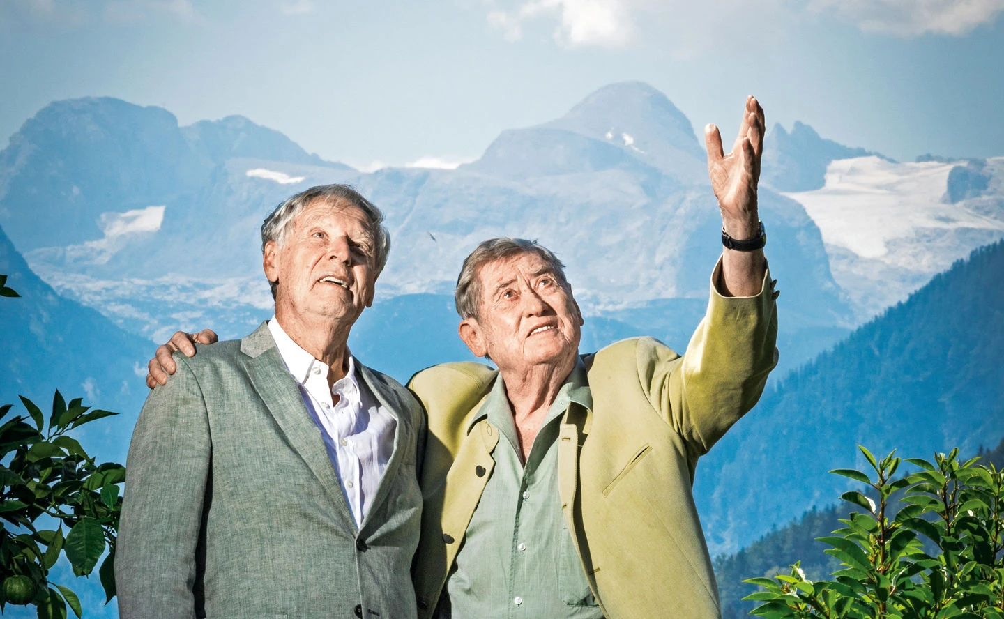 Hannes Androsch (re.) und Christoph Huber