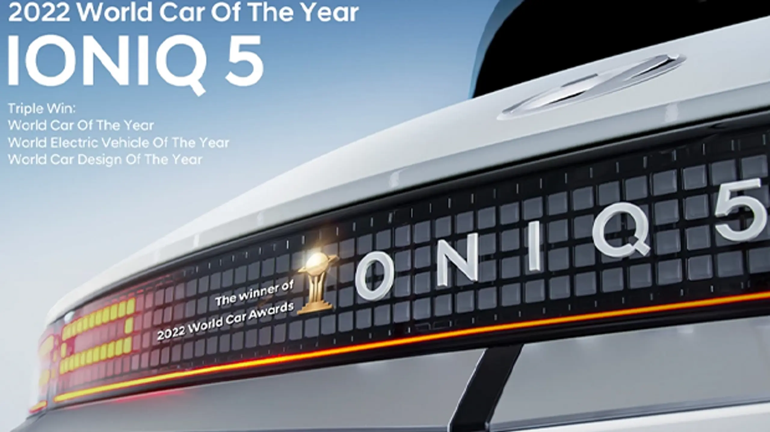 © Hyundai Österreich Hyundai IONIQ 5: World Car of the Year, World Electric Vehicle of the Year, World Car Design of the Year 2022