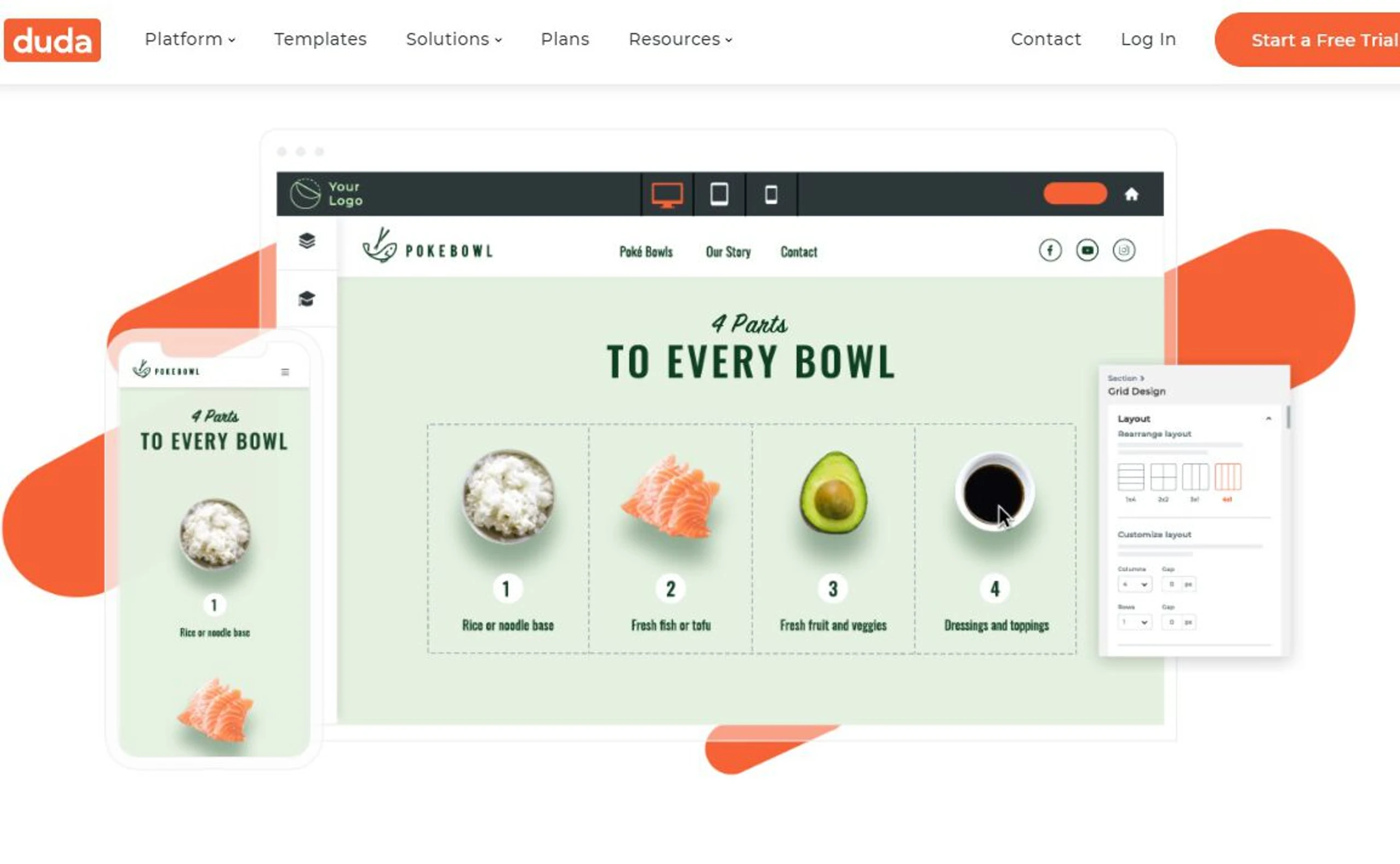 Duda: Handliche, einfache Shop- und Webdesign-Dienste für KMU