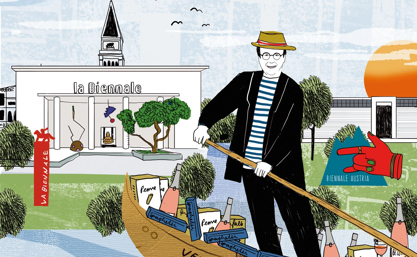 Gondeln, Trattorias, Restaurants und Kunst: &quot;The Hans&quot; Mahr präsentiert die Gourmet-Seite von Venedig.