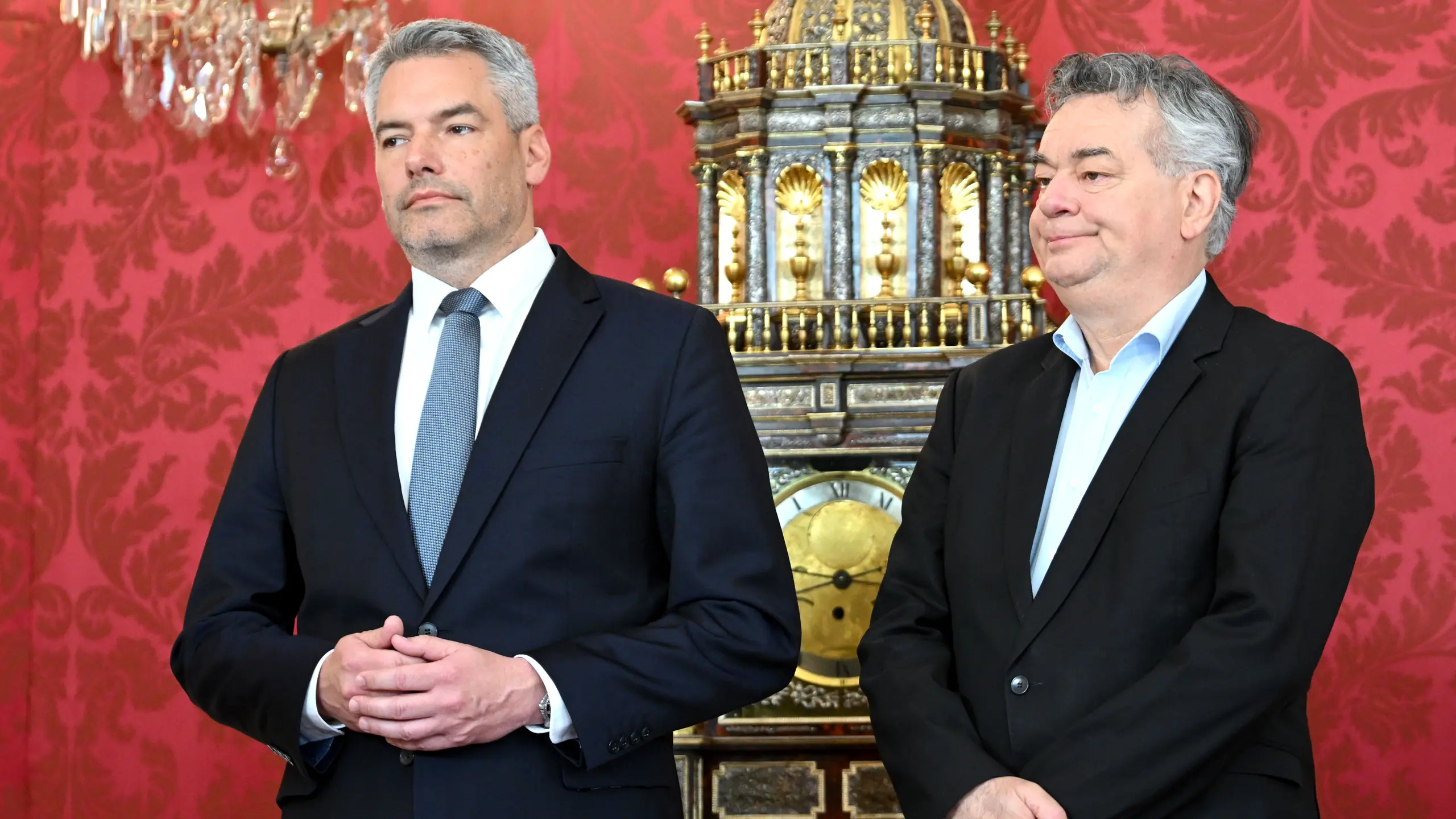 Ziemlich beste Freunde? ÖVP-Bundeskanzler Karl Nehammer und der Grüne Vizekanzler Werner Kogler.