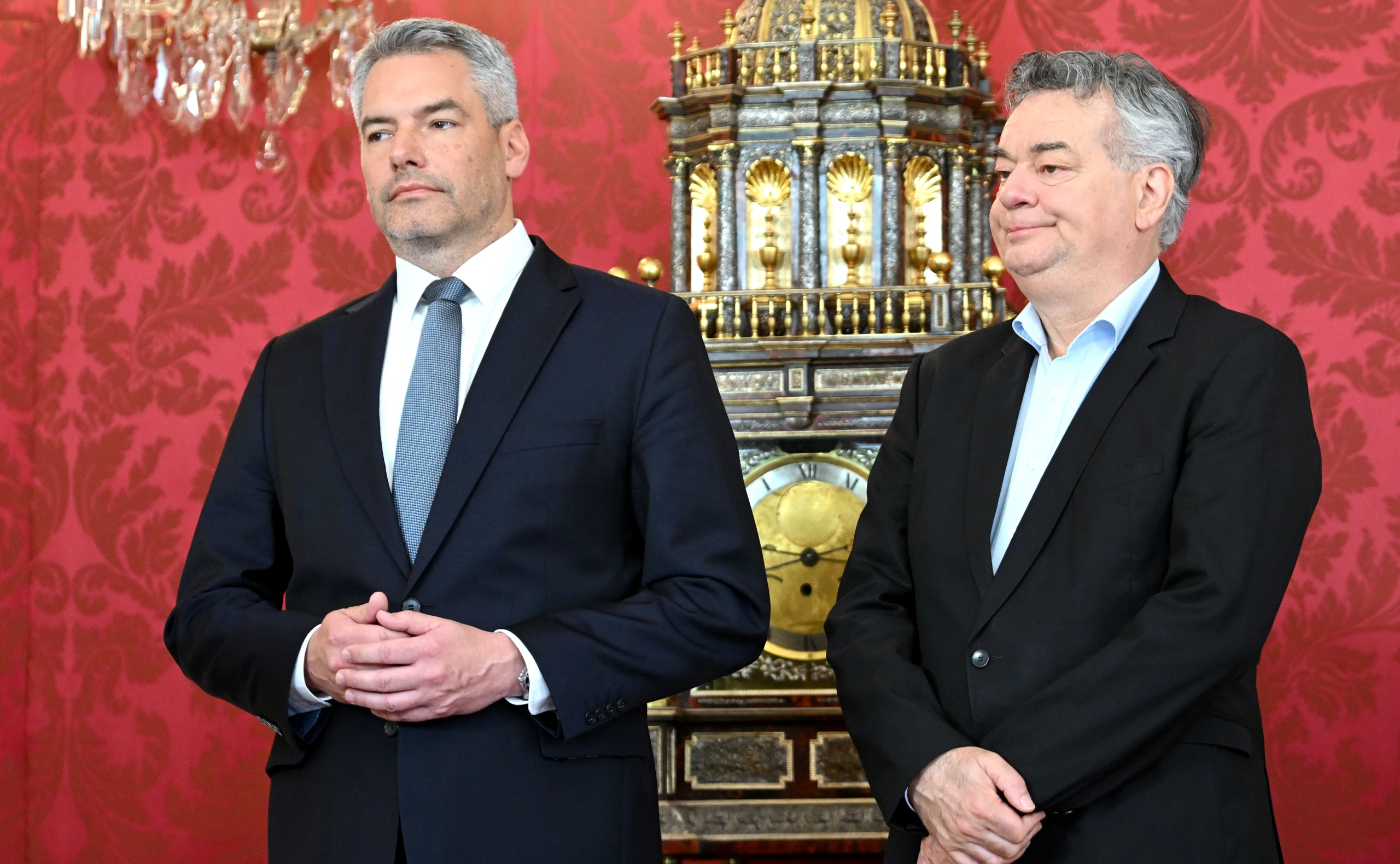 Ziemlich beste Freunde? ÖVP-Bundeskanzler Karl Nehammer und der Grüne Vizekanzler Werner Kogler.