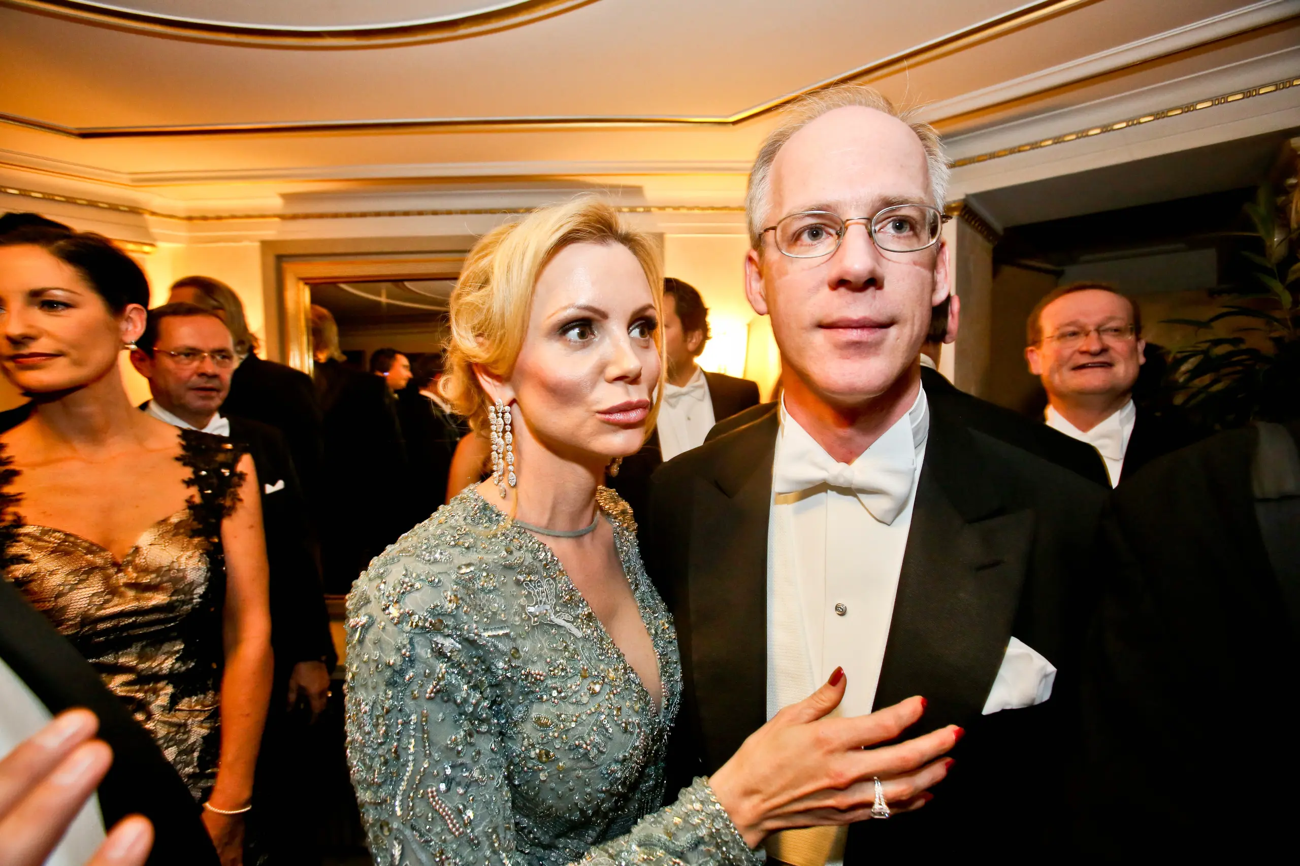 Georg Stumpf mit seiner früheren langjährigen Lebensgefährtin Patricia Schalko am Wiener Opernball