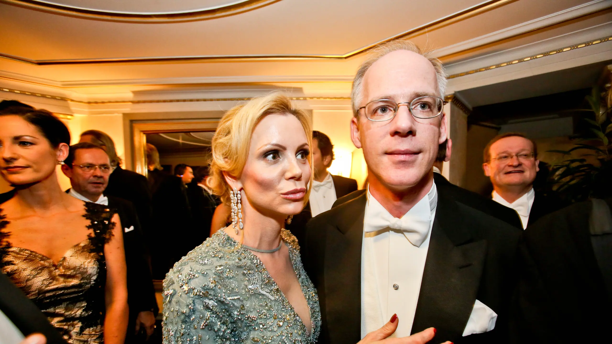 © News Deak Marcus E. Georg Stumpf mit seiner früheren langjährigen Lebensgefährtin Patricia Schalko am Wiener Opernball